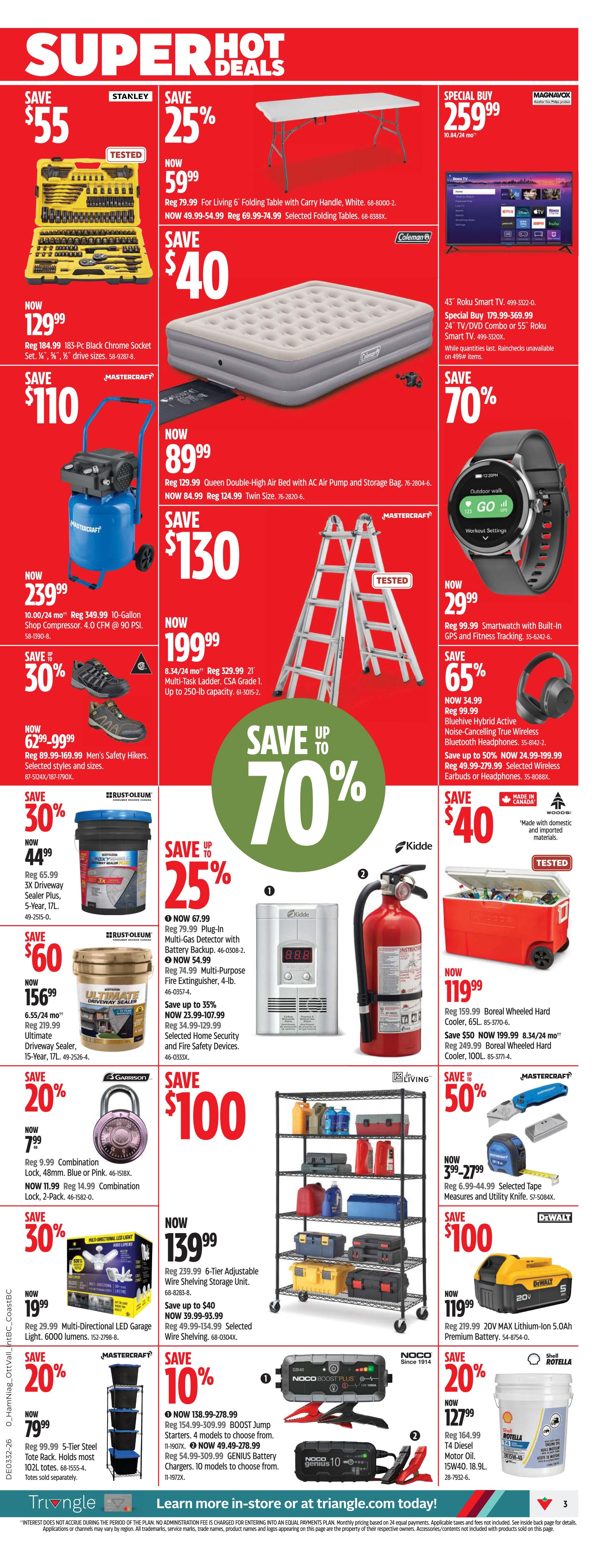 Canadian Tire (West) Flyer August 6 to 13
