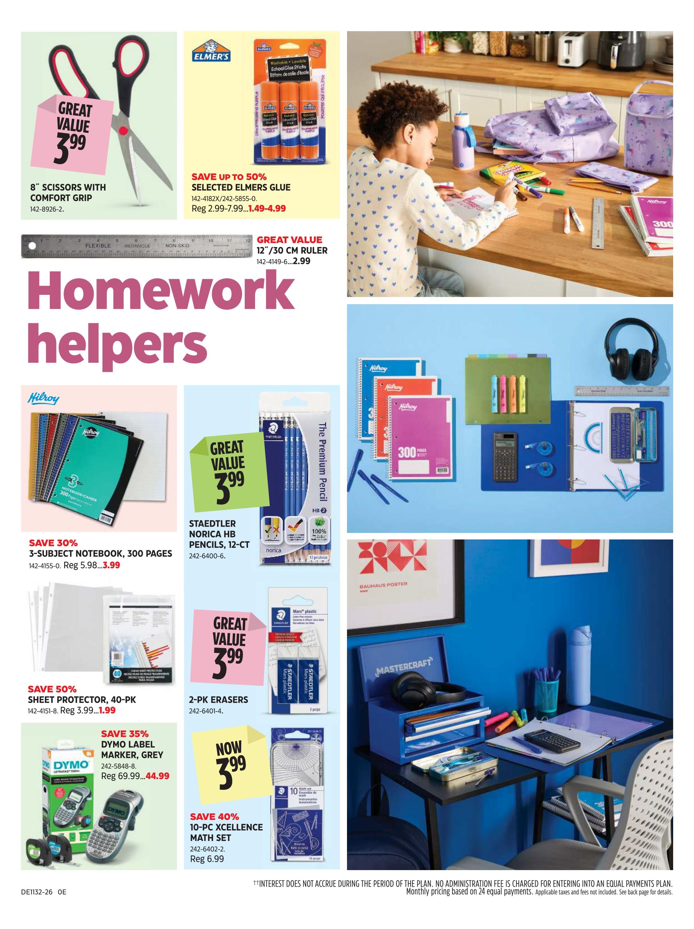 Canadian Tire Back To Class Flyer August 6 to 27