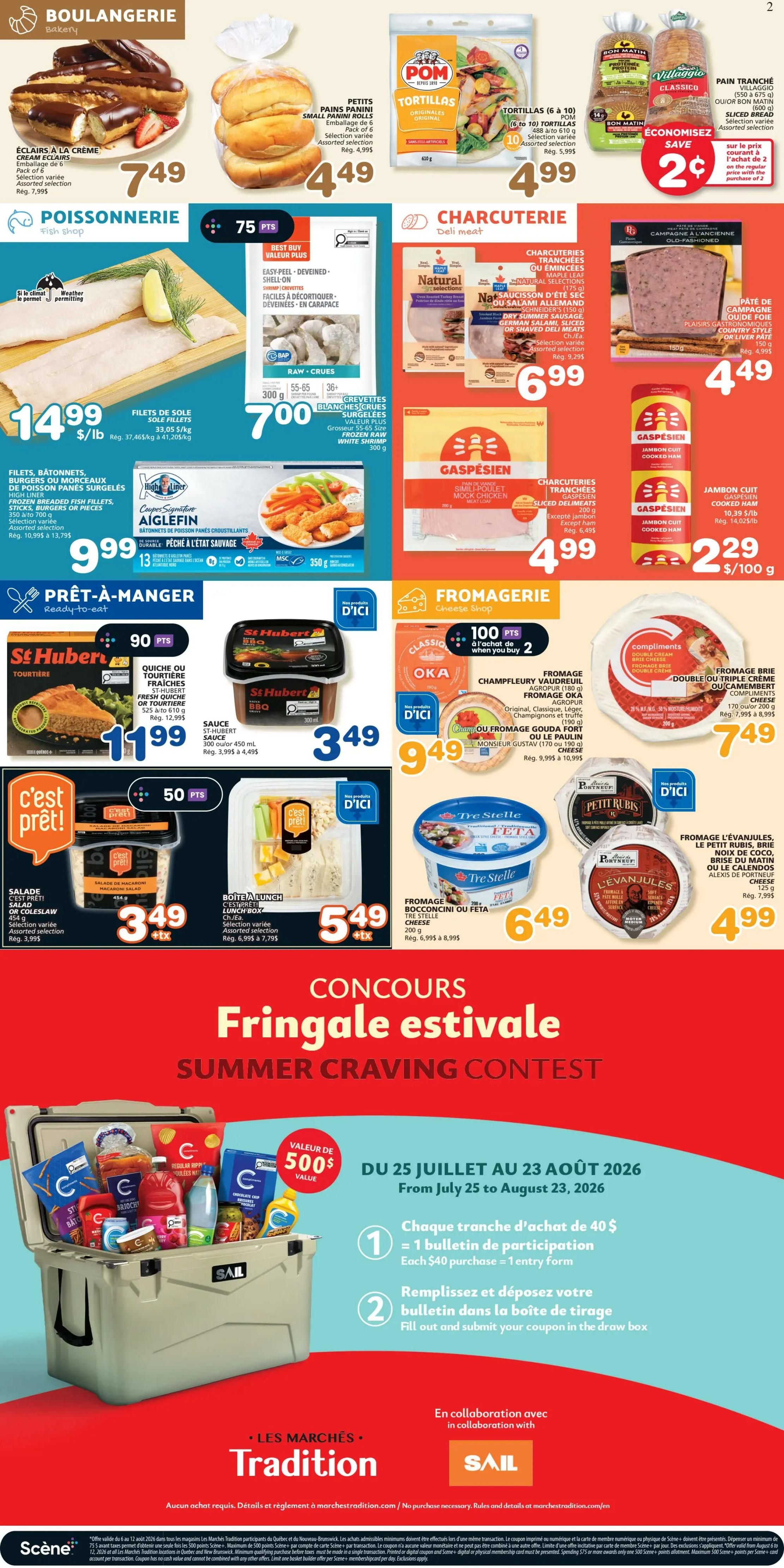 Marche Tradition (QC) Flyer August 6 to 12