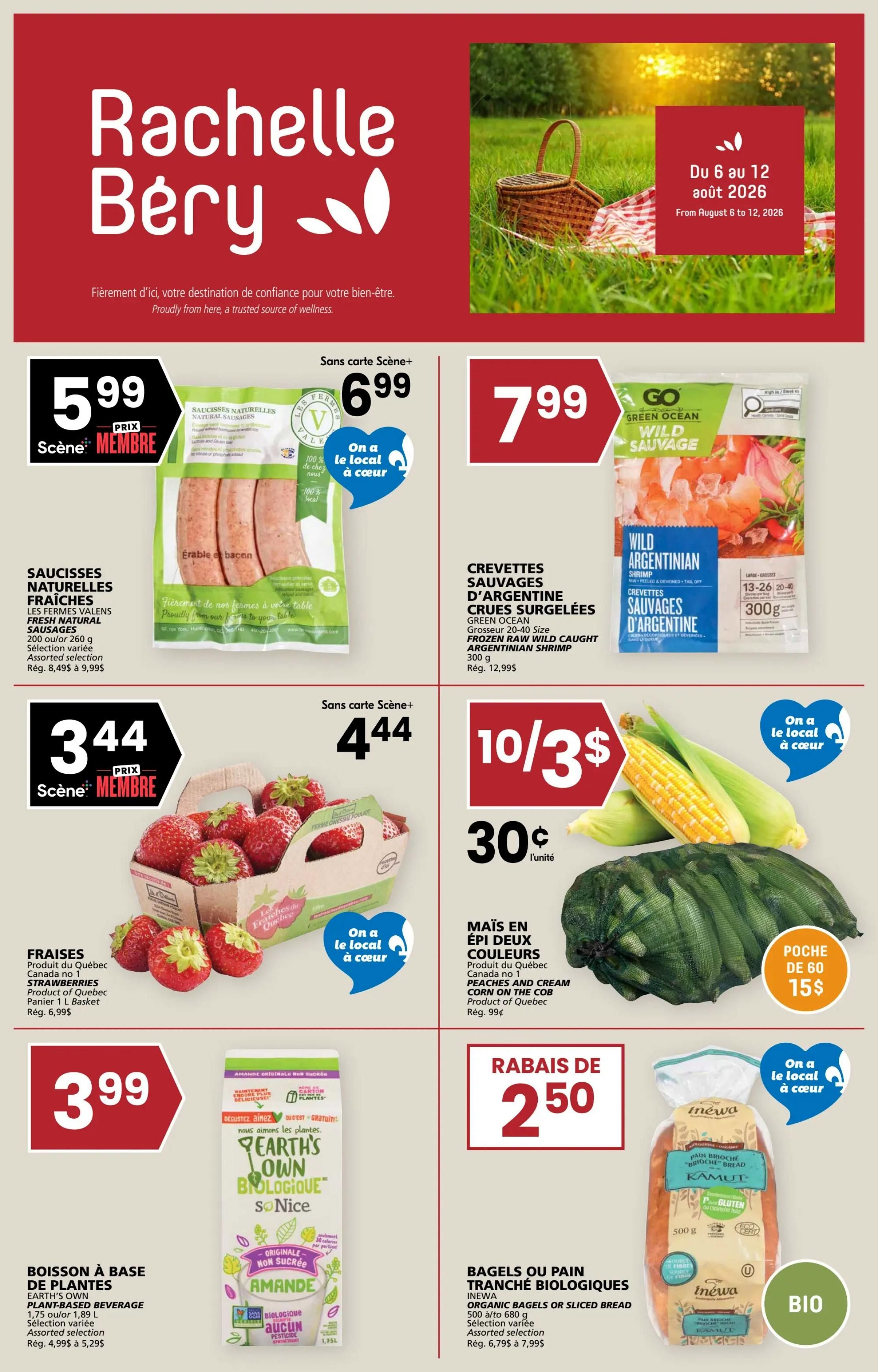 Rachelle Bery Grocery Flyer August 6 to 12