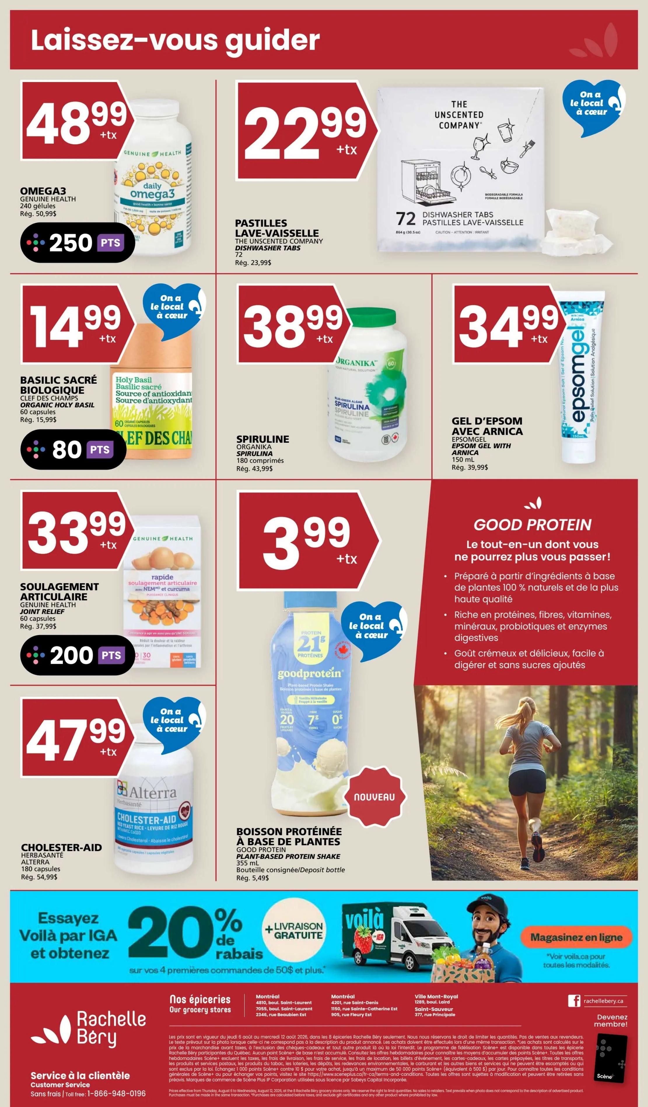 Rachelle Bery Grocery Flyer August 6 to 12