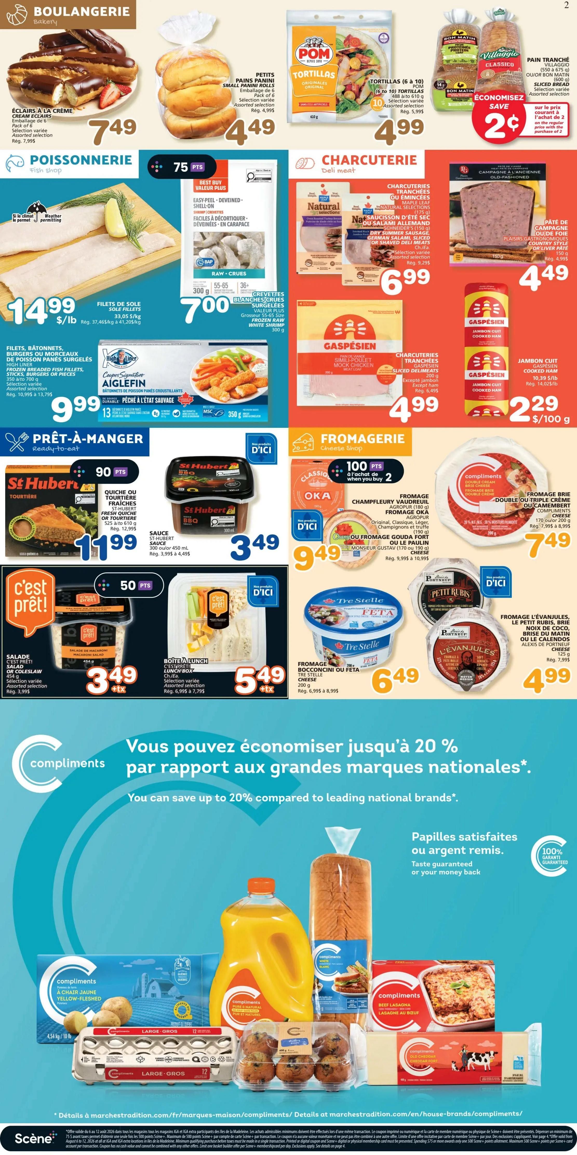 Coop IGA (QC) Flyer August 6 to 12