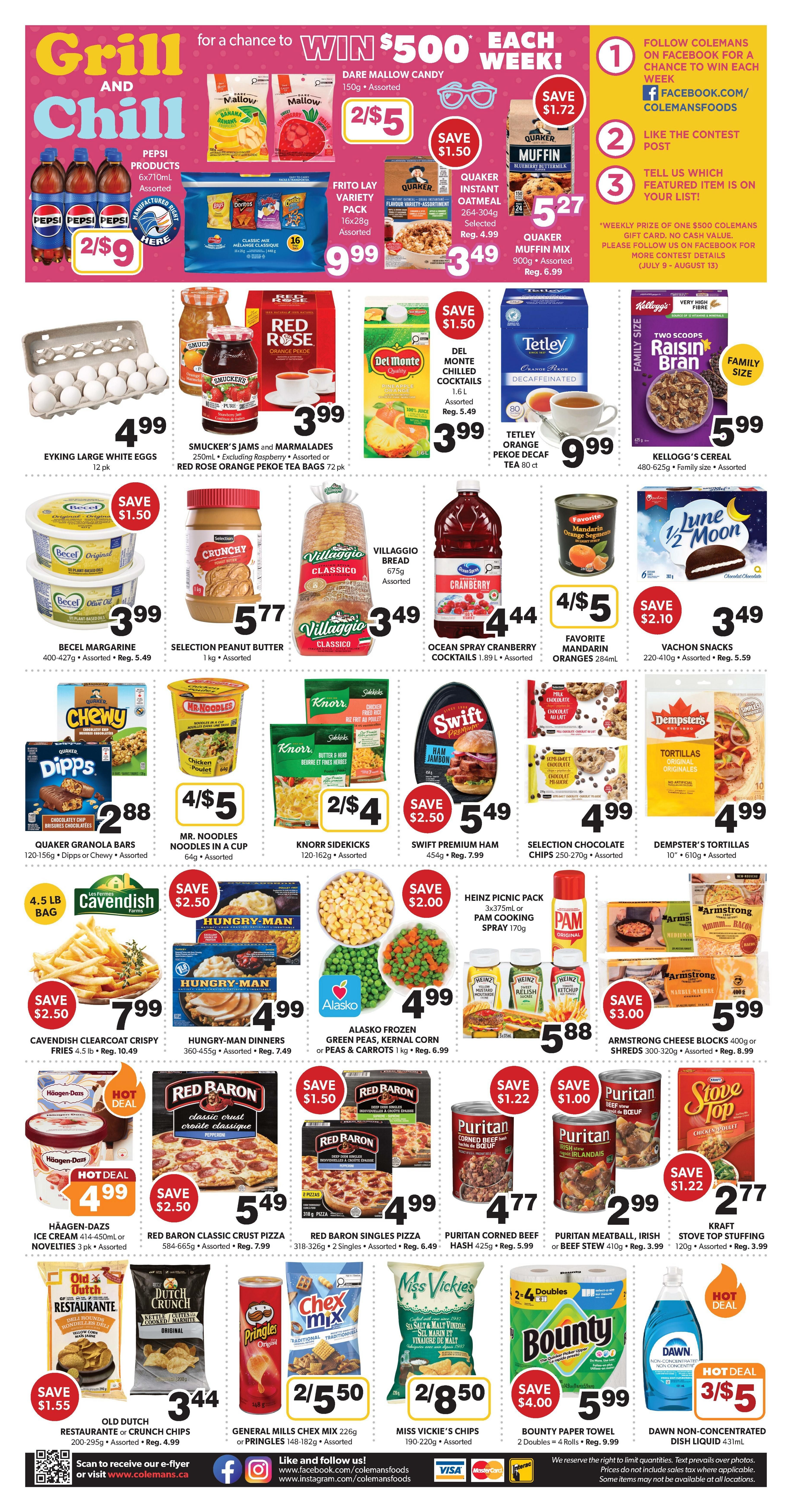 Coleman's Flyer August 6 to 12