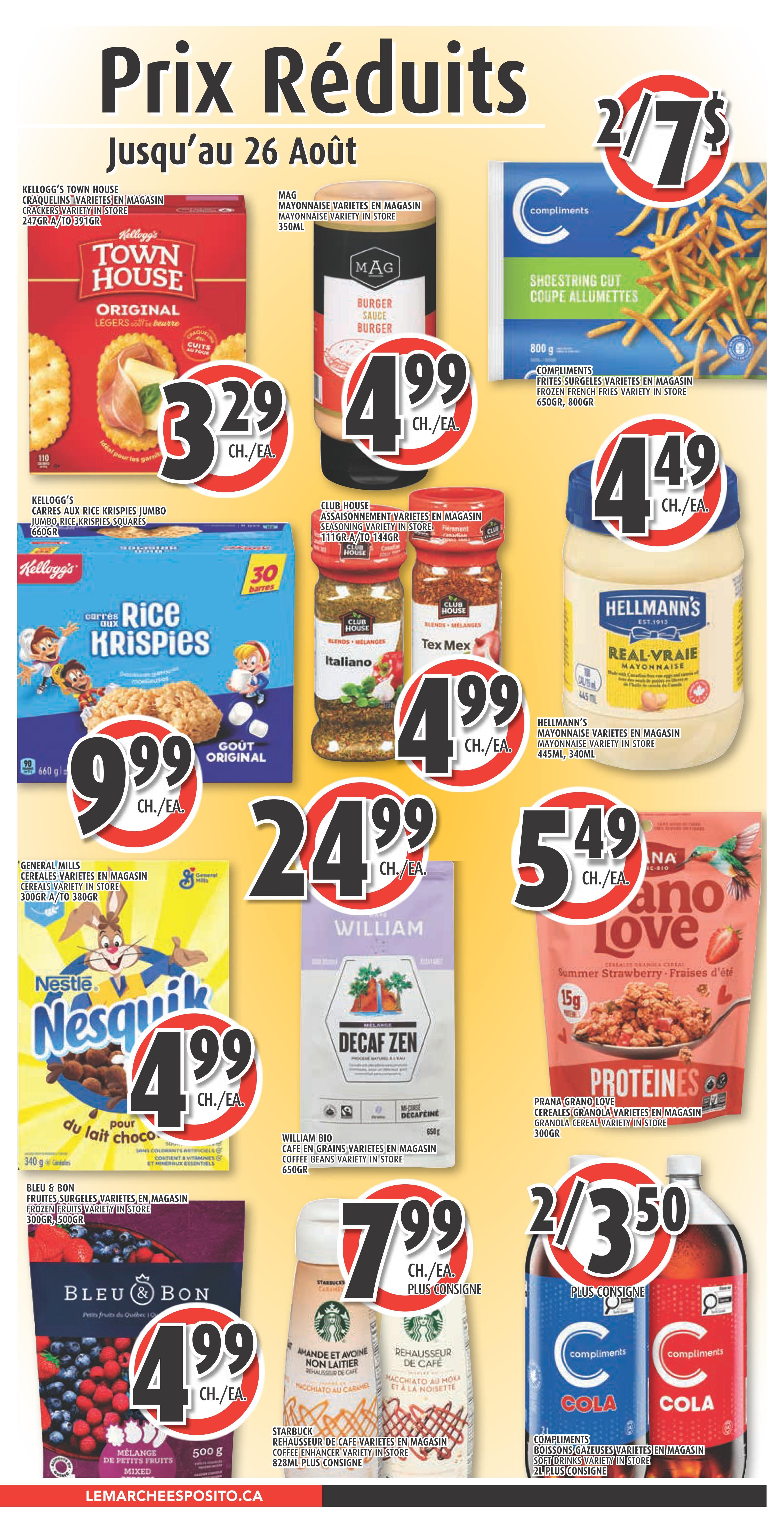 Esposito Flyer August 6 to 12
