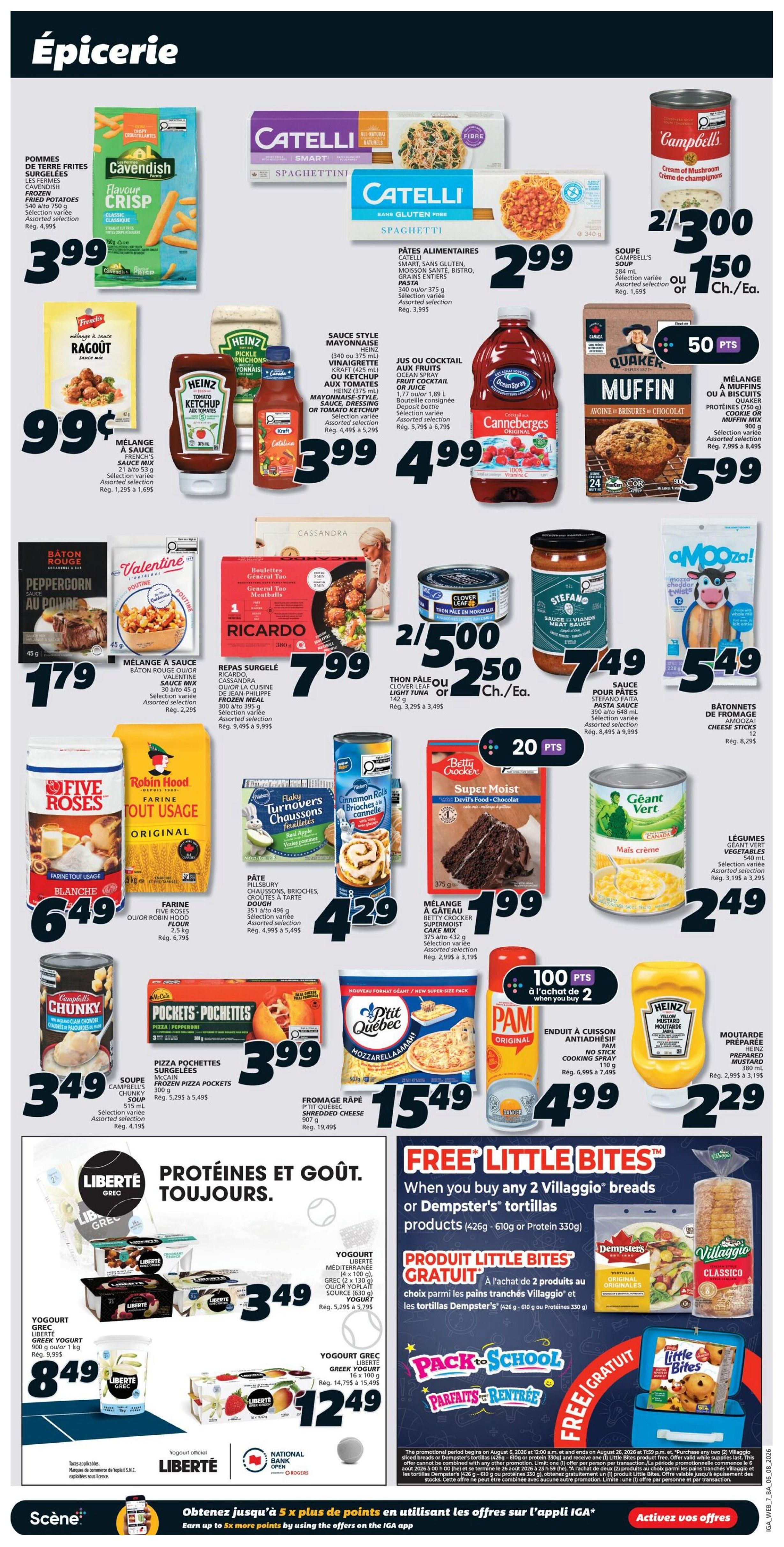IGA (NB) Flyer August 6 to 12