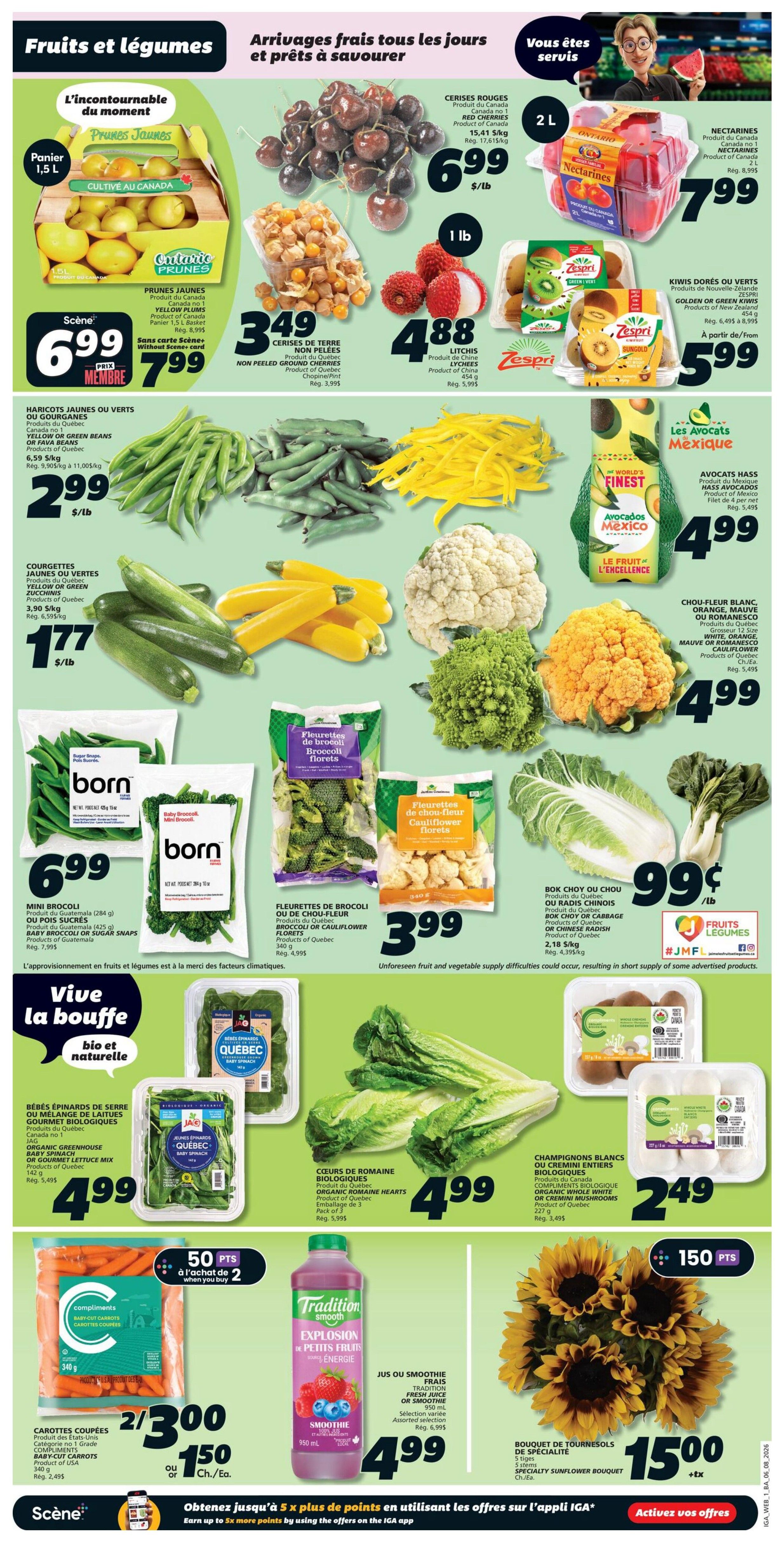 IGA (NB) Flyer August 6 to 12