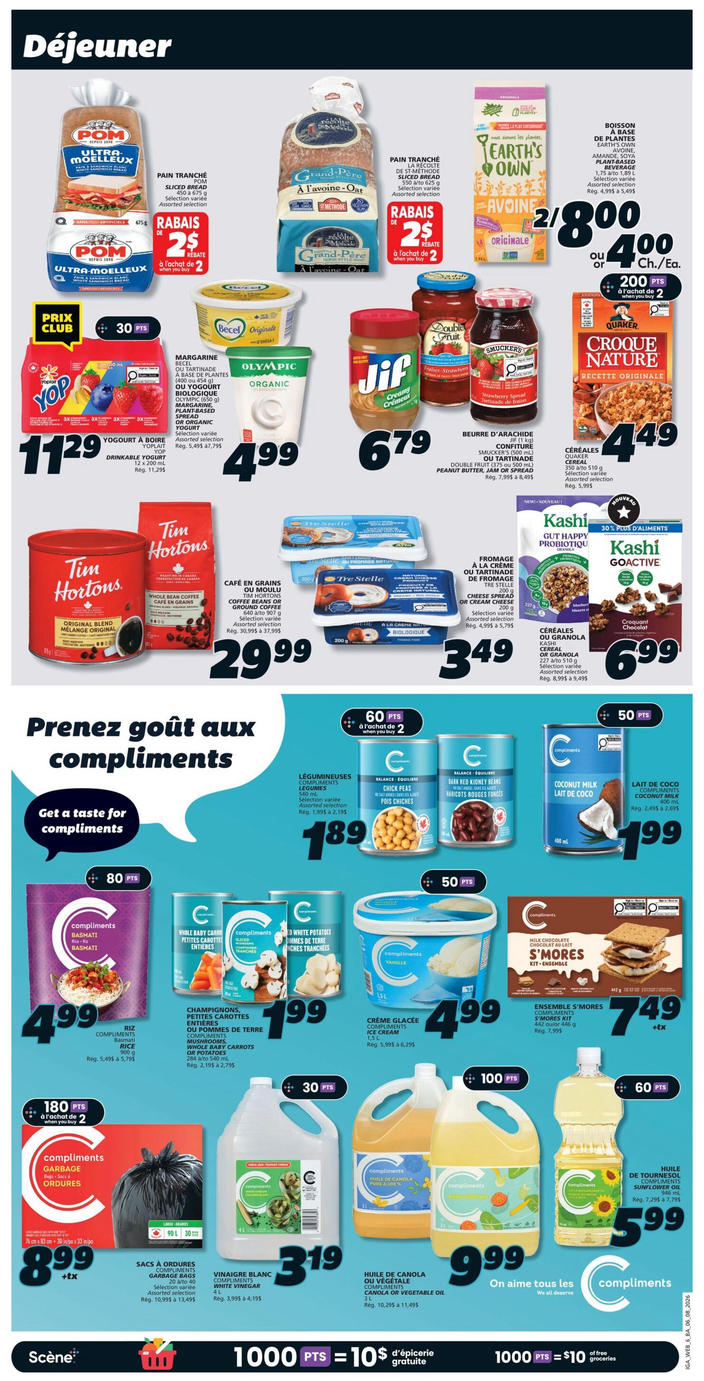IGA (NB) Flyer August 6 to 12