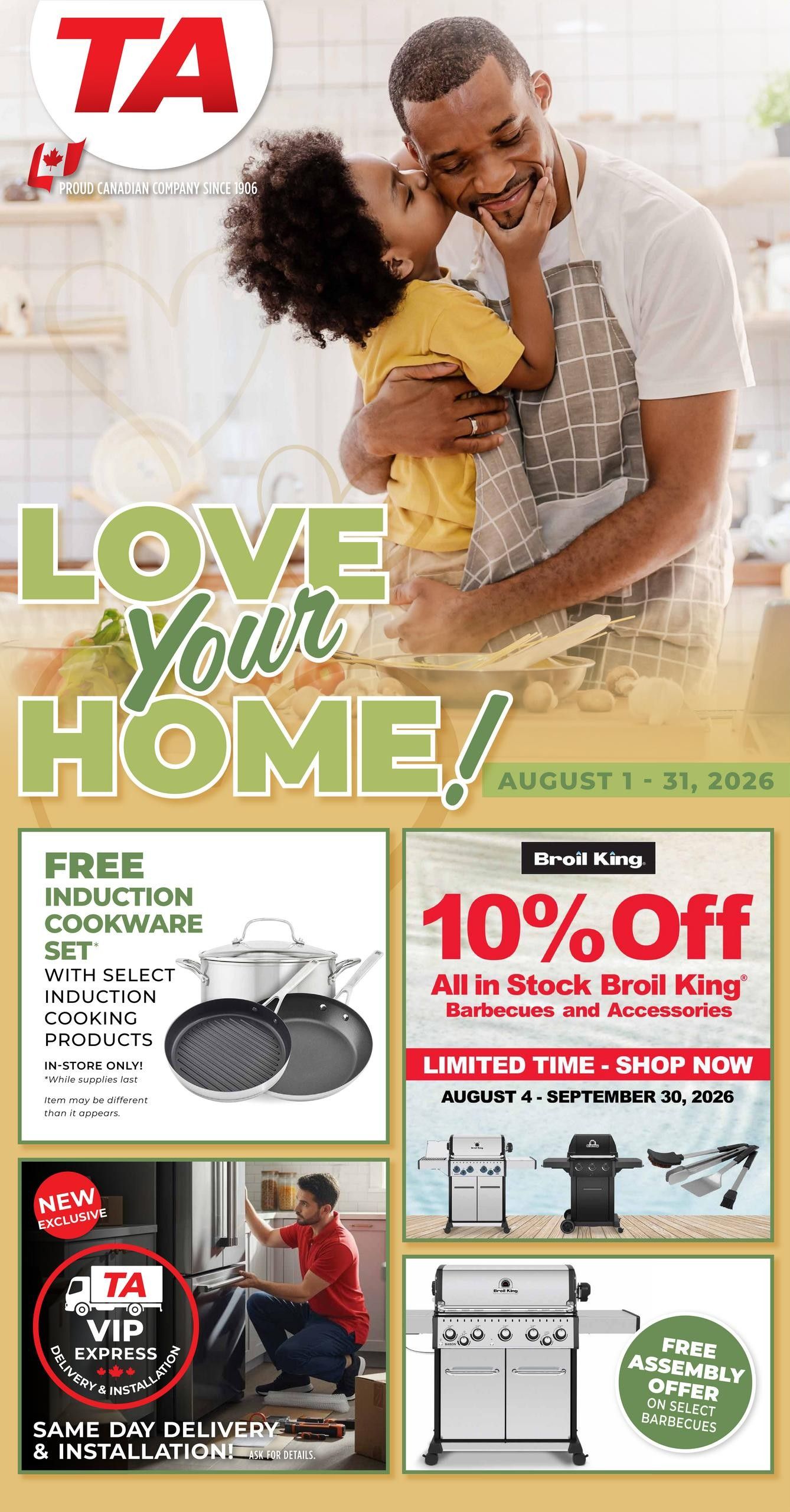 TA Appliances Flyer August 4 to 31