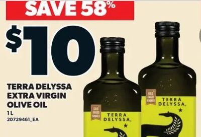 Loblaws: Terra Delyssa Premium Extra Virgin Olive Oil 1L $10.00 (reg. $20.00) August 6-12
