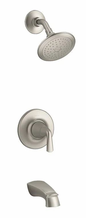 Canadian Tire: Kohler Elmbrook Single Handle 3-Spray Bathtub & Shower Trim Kit, Brushed Nickel $39.93 (reg. $329.99) Only in 2 stores