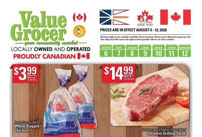 Value Grocer Flyer August 6 to 12
