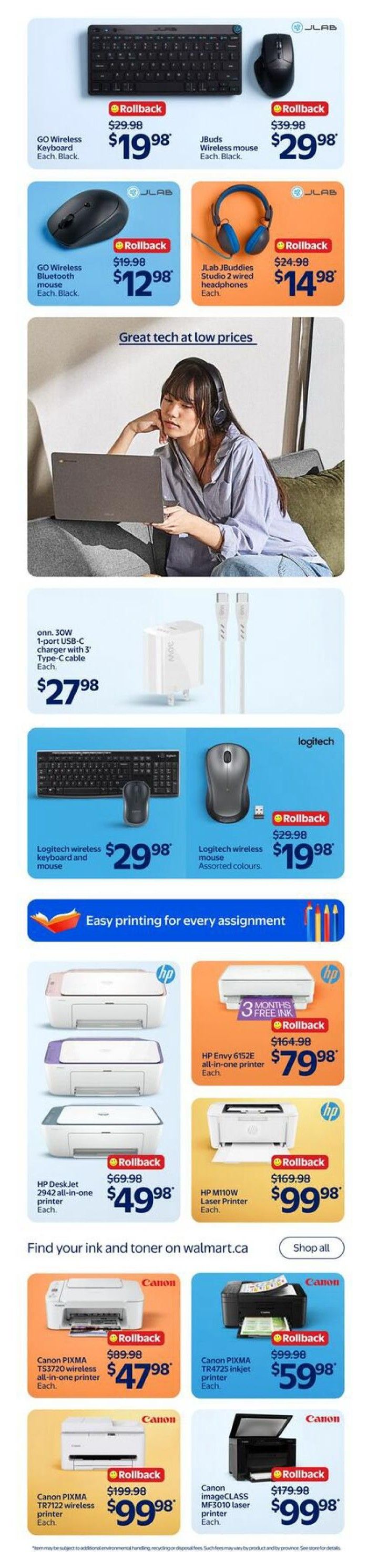 Walmart (West) Flyer August 6 to 12