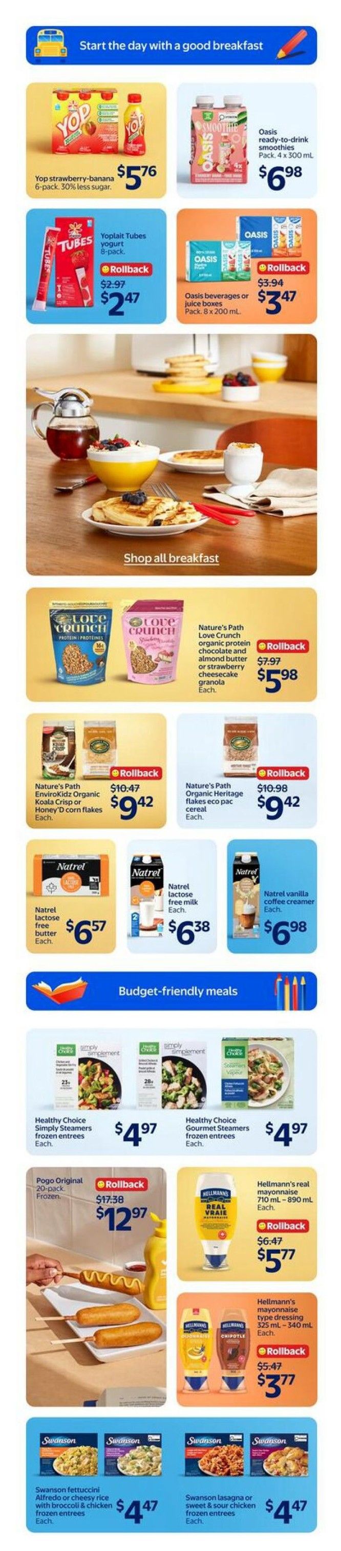Walmart (West) Flyer August 6 to 12