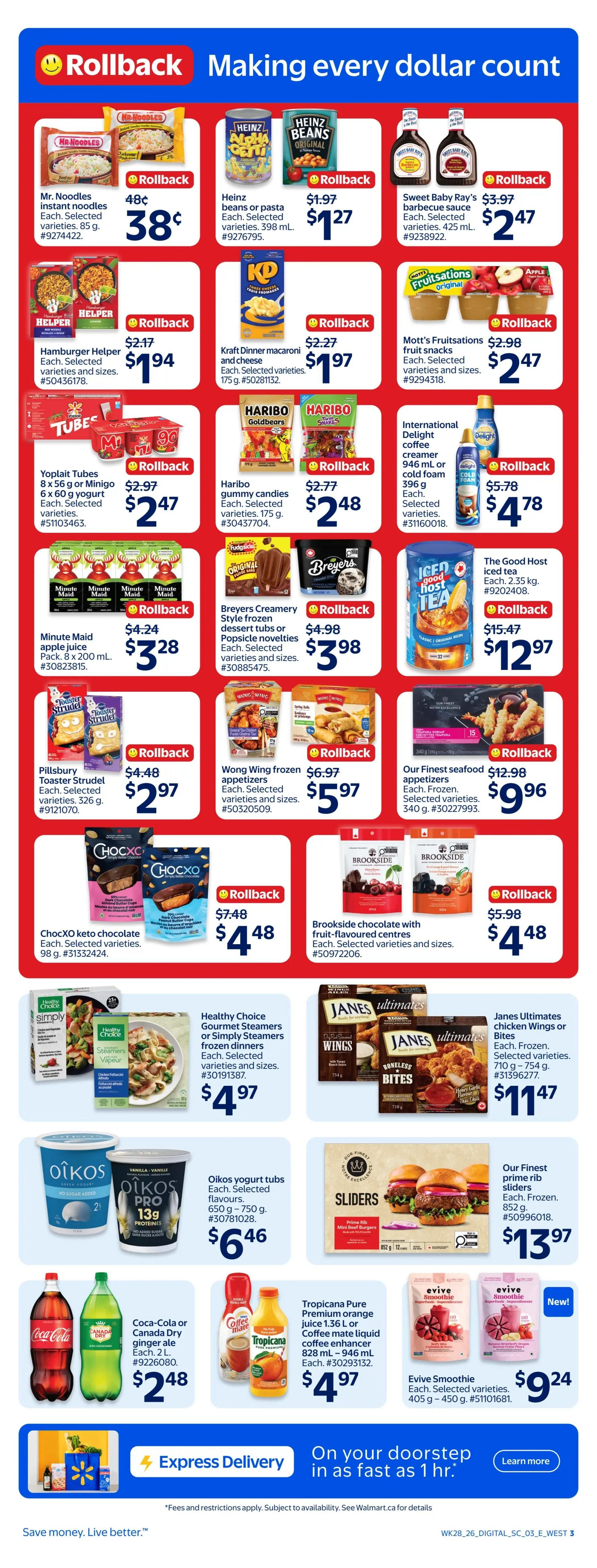Walmart (West) Flyer August 6 to 12
