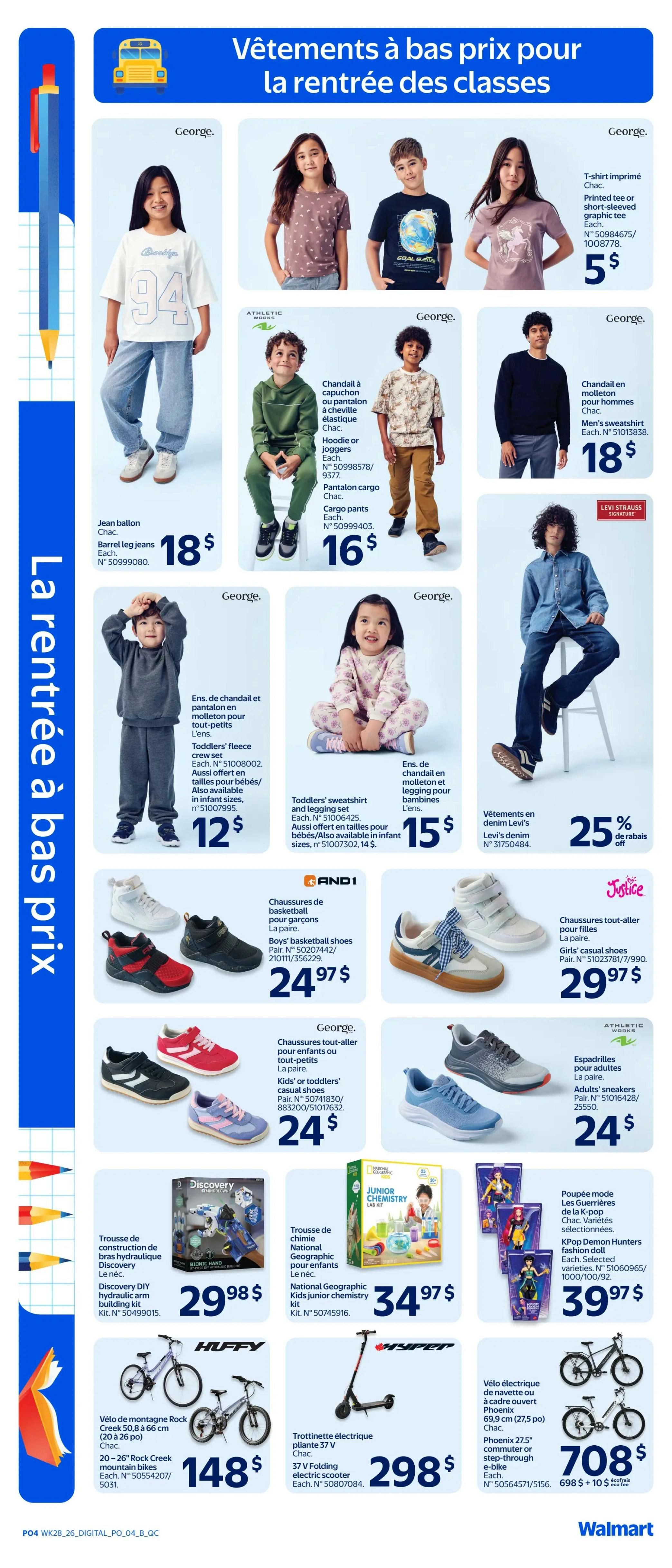 Walmart (QC) Flyer August 6 to 12