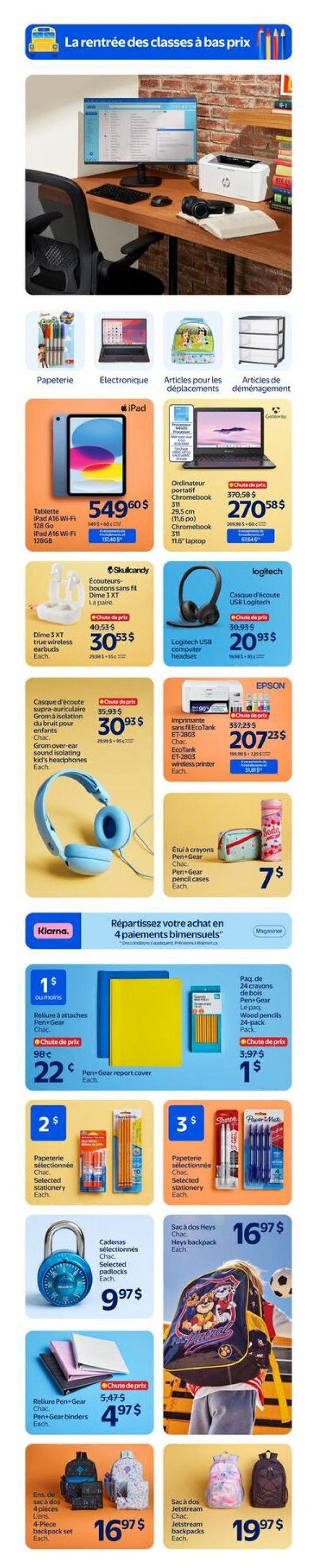 Walmart (QC) Flyer August 6 to 12