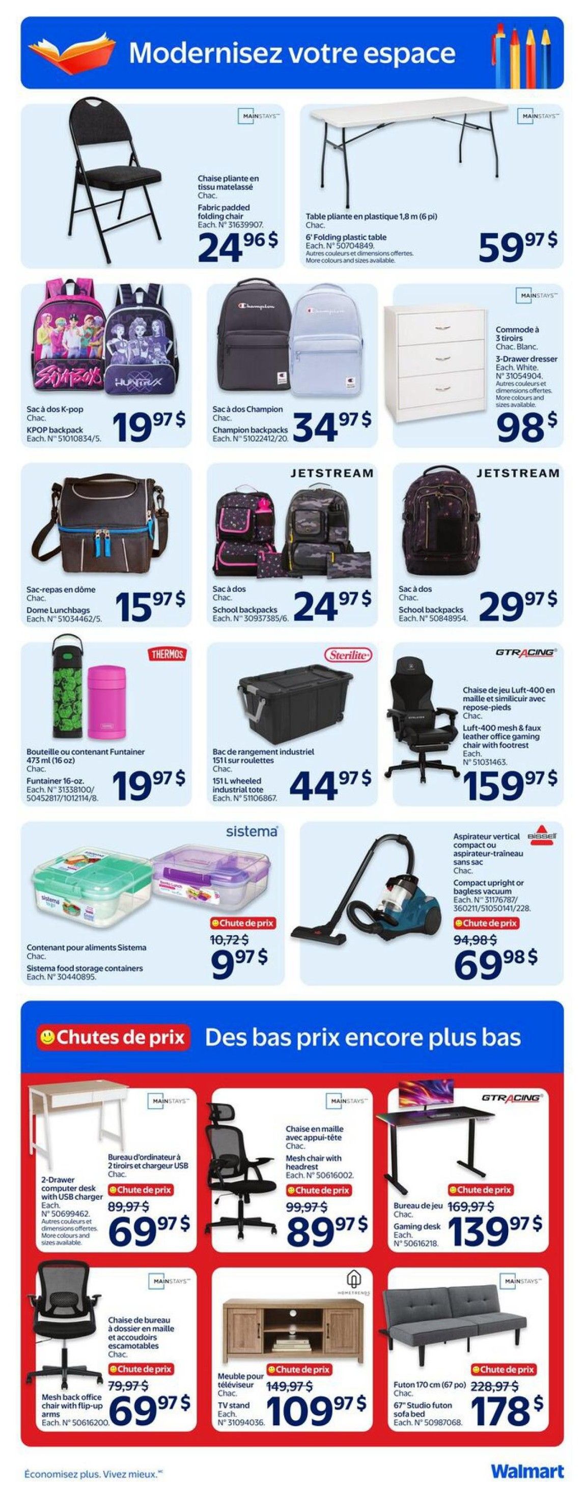 Walmart (QC) Flyer August 6 to 12