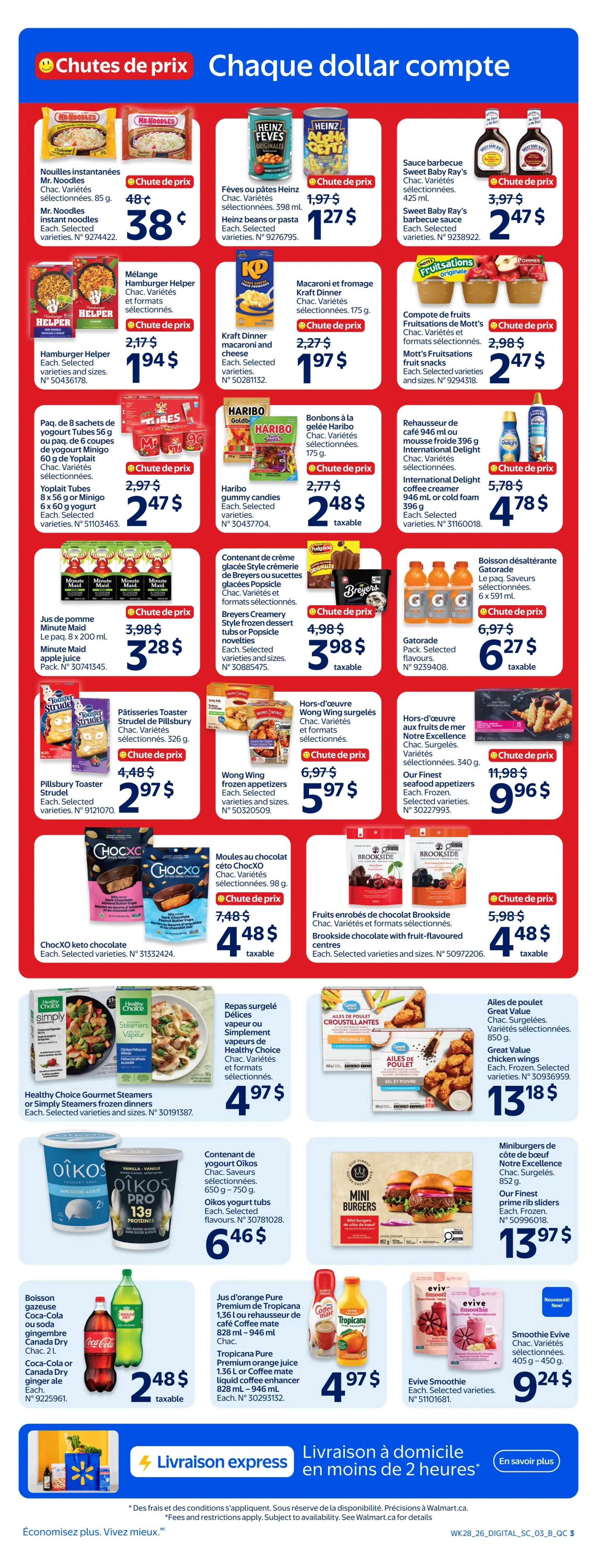 Walmart (QC) Flyer August 6 to 12
