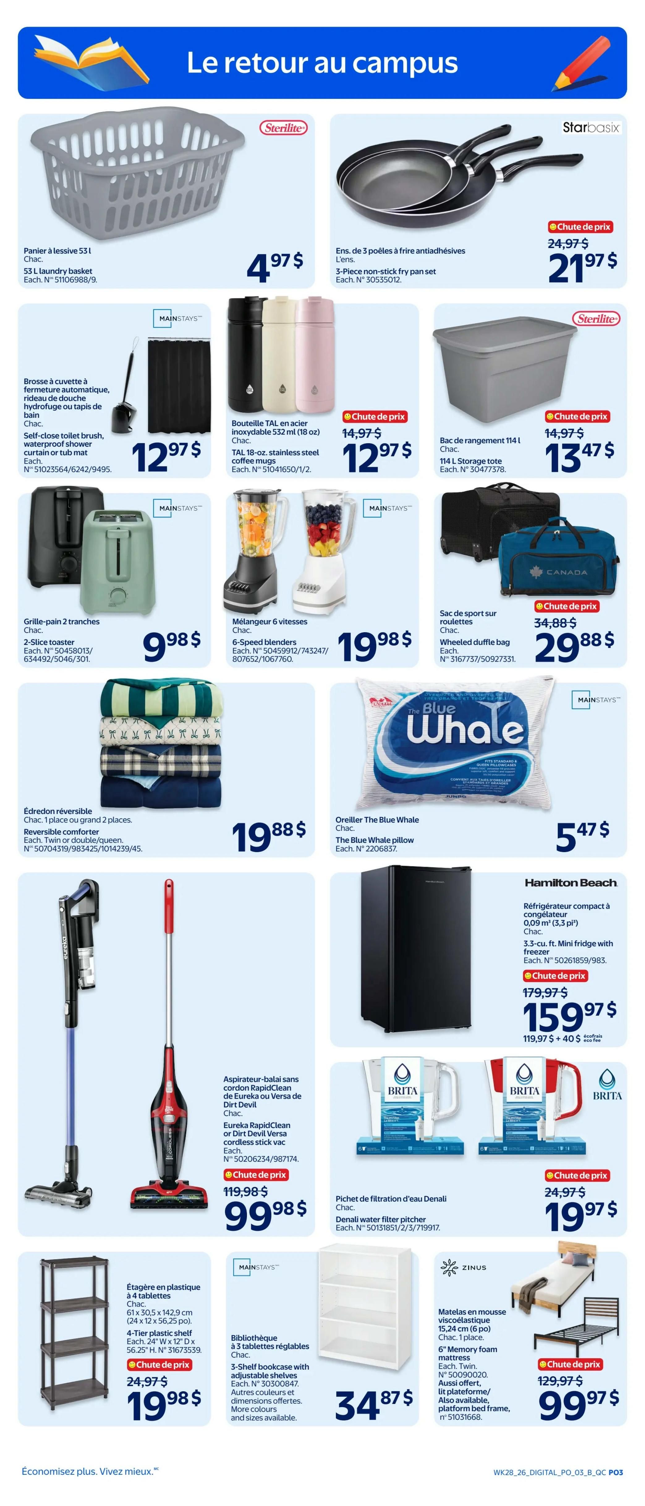 Walmart (QC) Flyer August 6 to 12