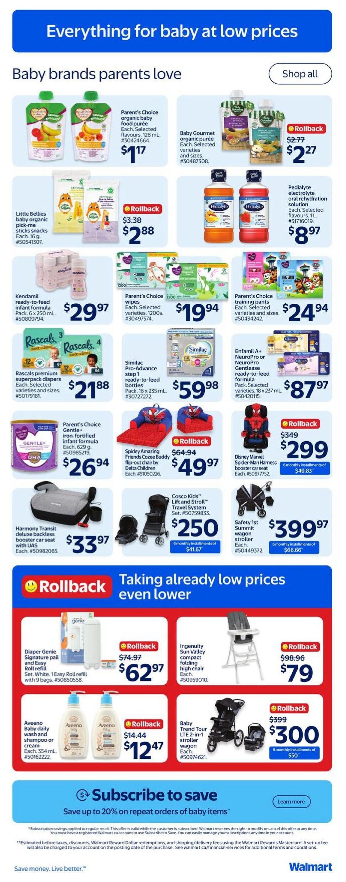 Walmart (Atlantic) Flyer August 6 to 12