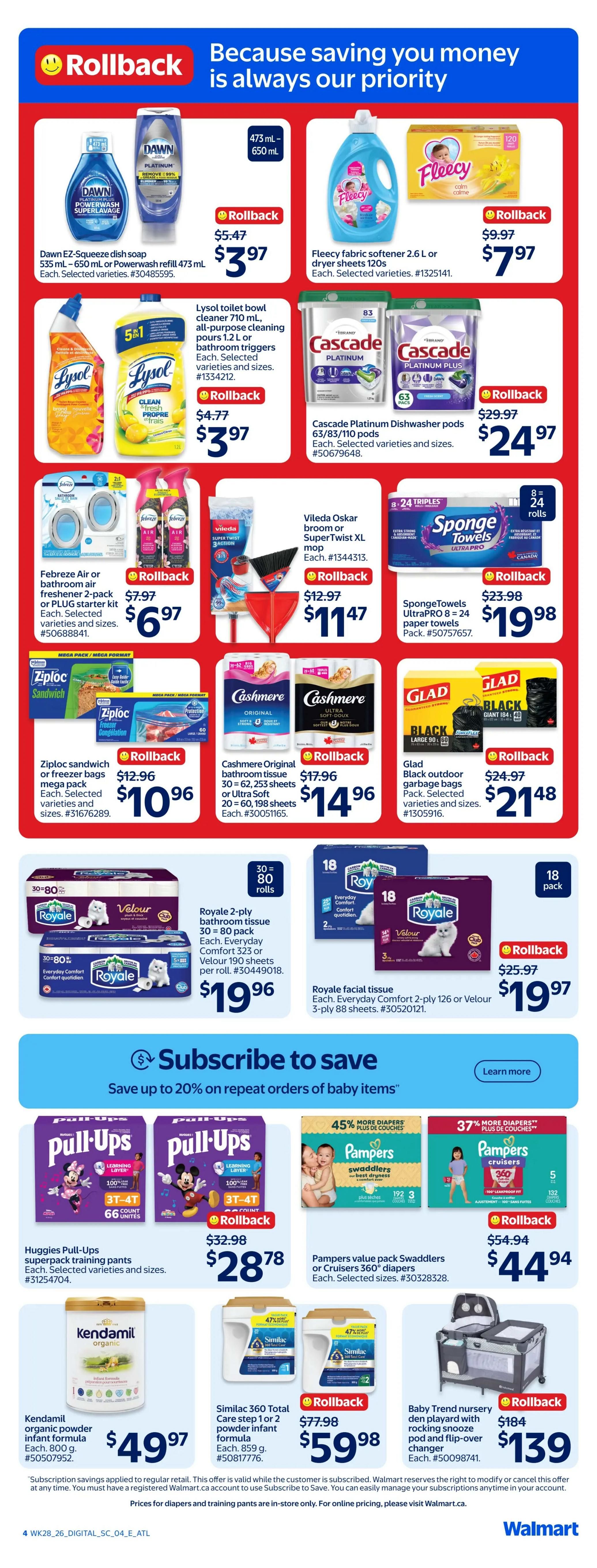 Walmart (Atlantic) Flyer August 6 to 12