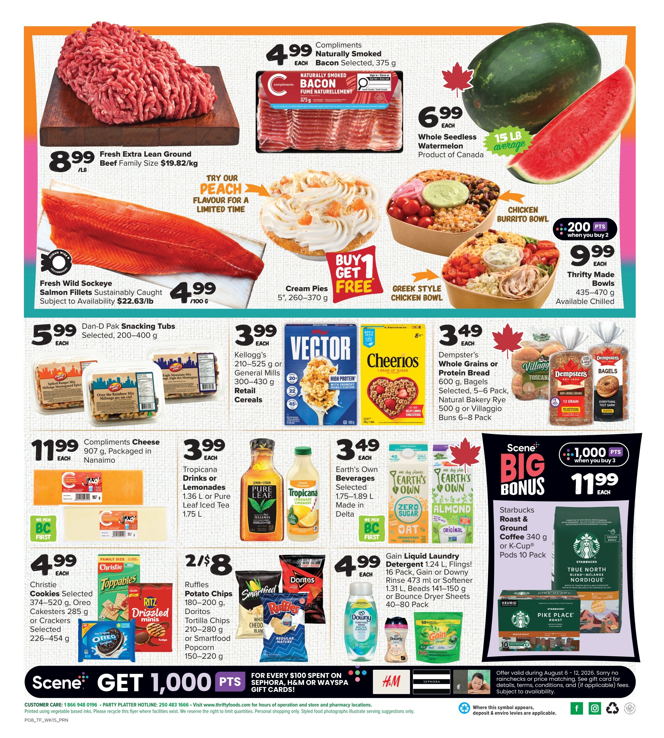 Thrifty Foods Flyer August 6 to 12