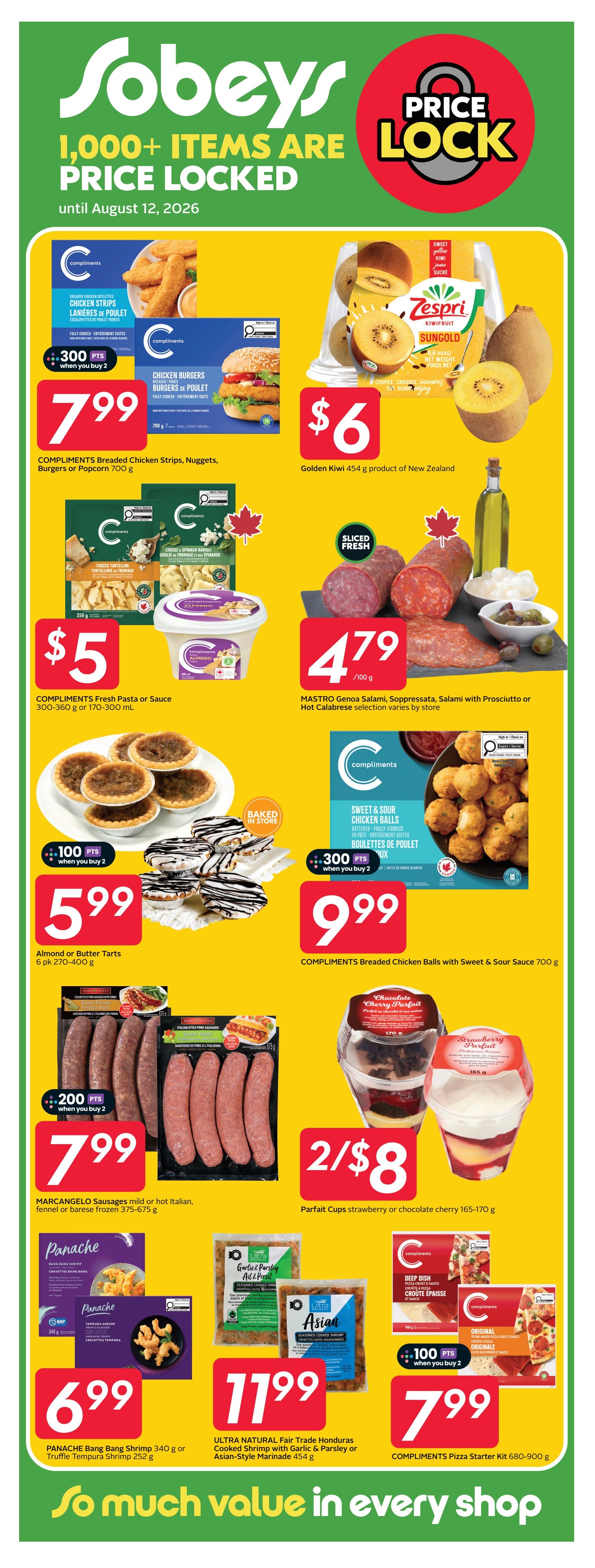 Sobeys (ON) Flyer August 6 to 12