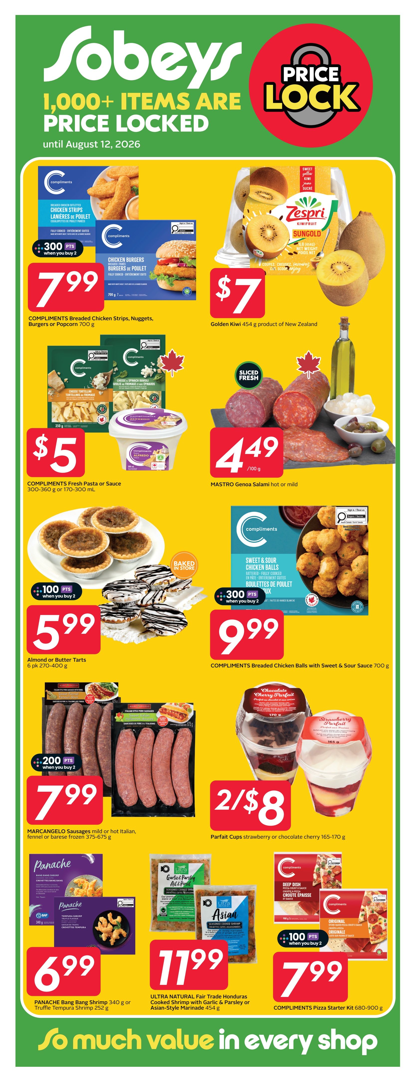 Sobeys (Atlantic) Flyer August 6 to 12