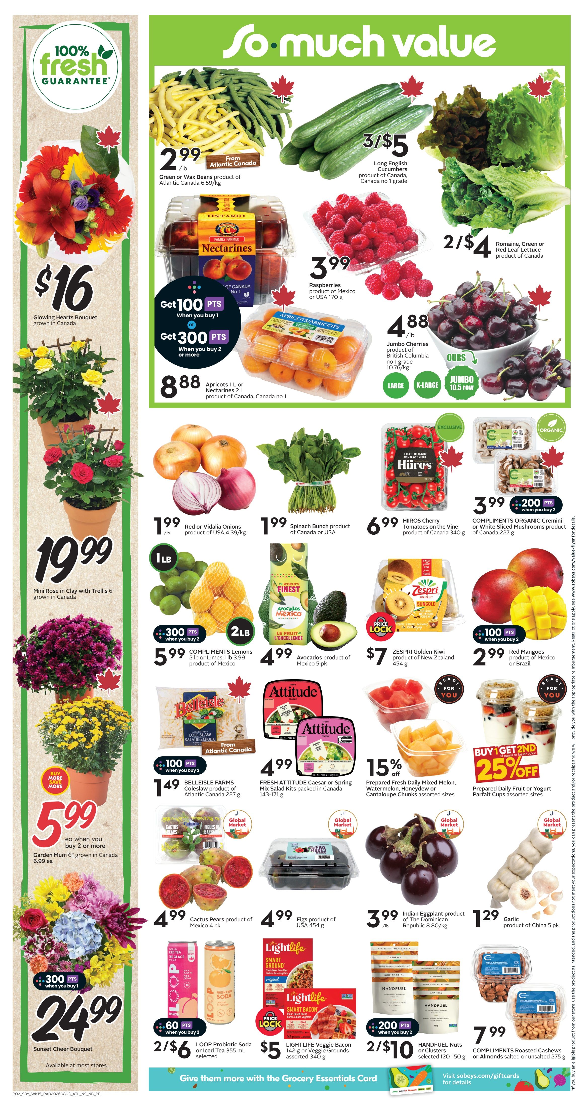 Sobeys (Atlantic) Flyer August 6 to 12