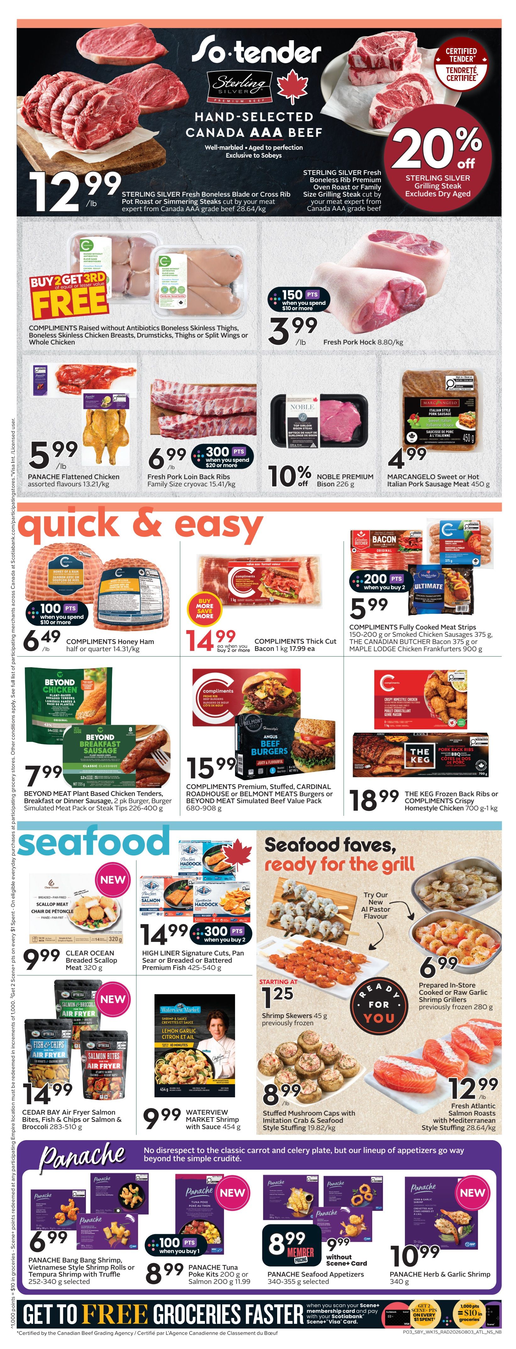 Sobeys (Atlantic) Flyer August 6 to 12