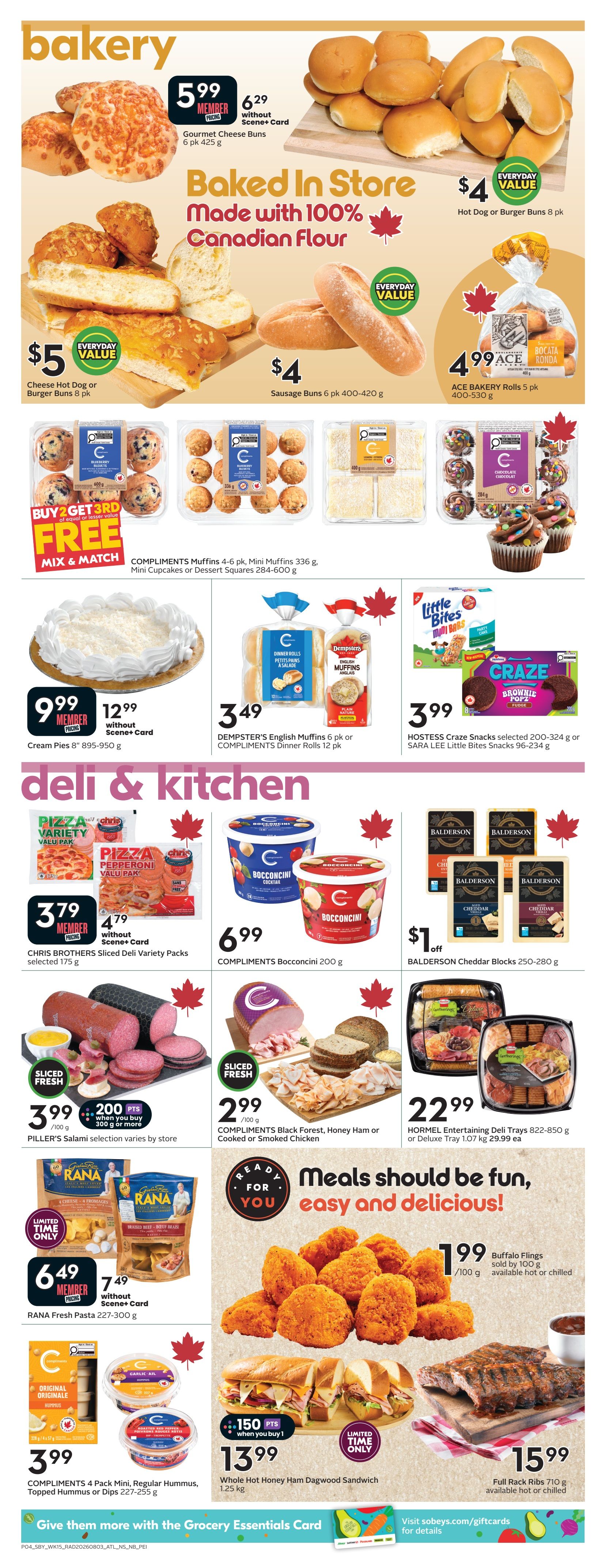 Sobeys (Atlantic) Flyer August 6 to 12
