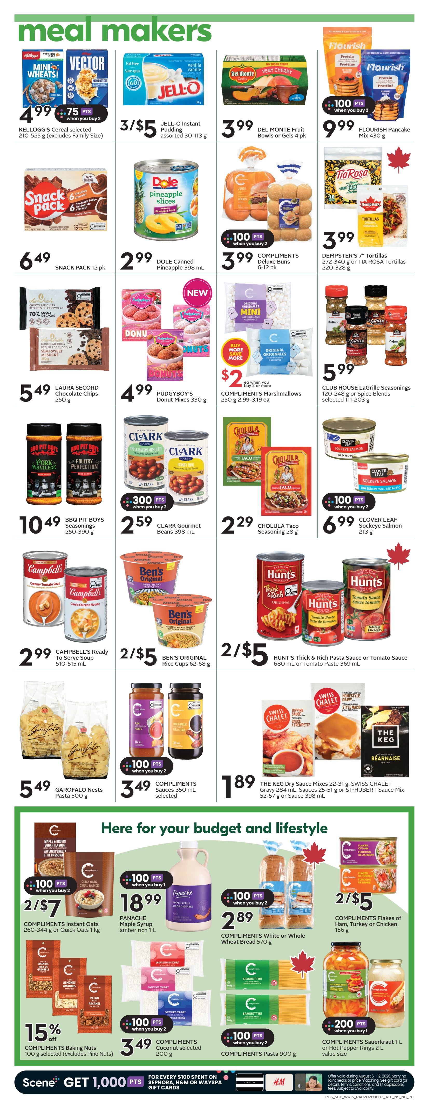 Sobeys (Atlantic) Flyer August 6 to 12