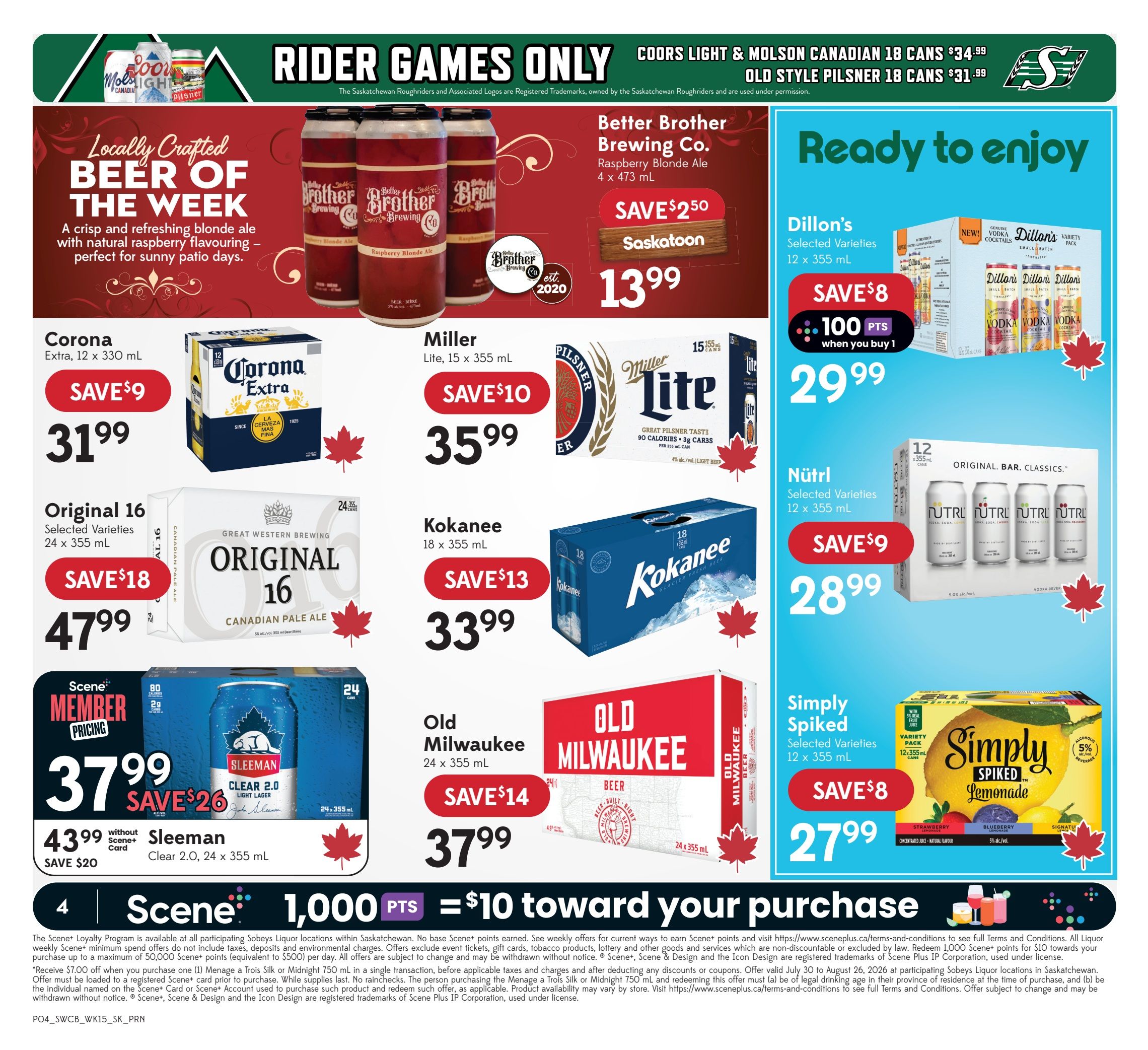 Sobeys (SK) SWCB Flyer August 6 to 12