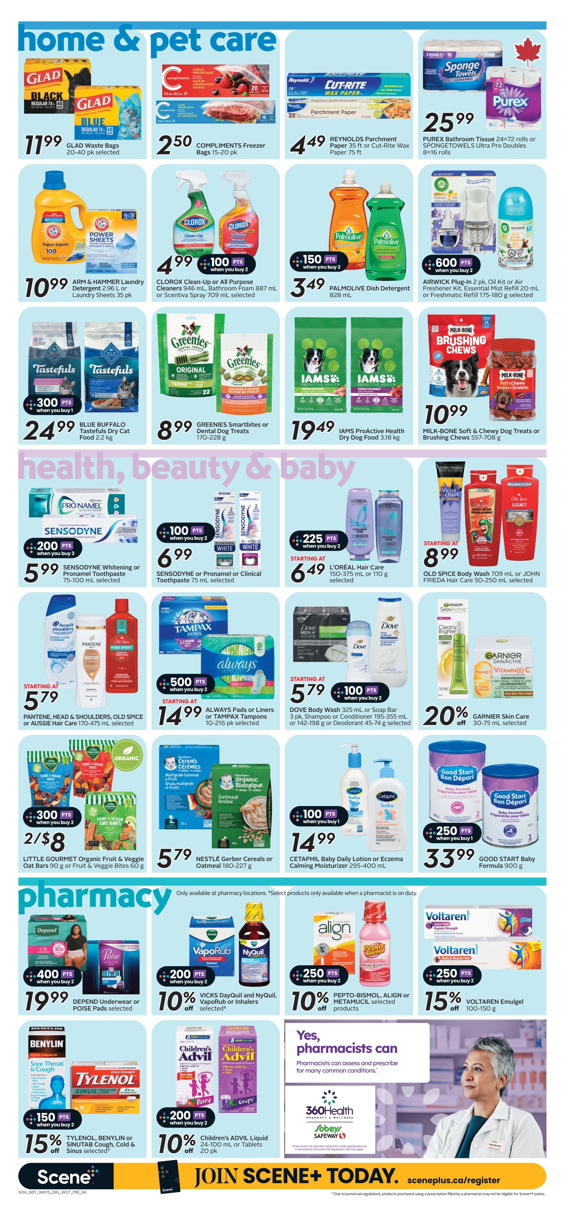 Sobeys/Safeway (SK & MB) Flyer August 6 to 12