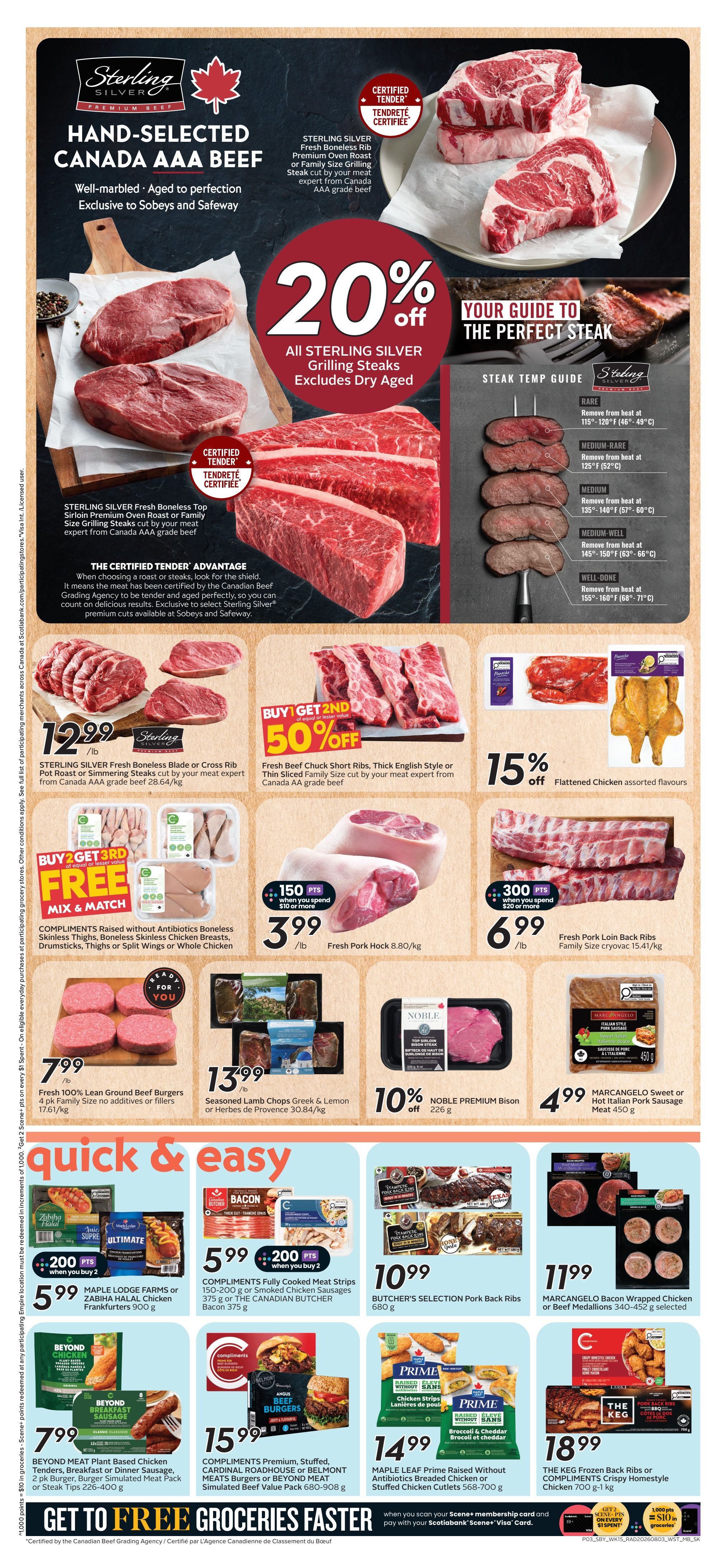Sobeys/Safeway (SK & MB) Flyer August 6 to 12