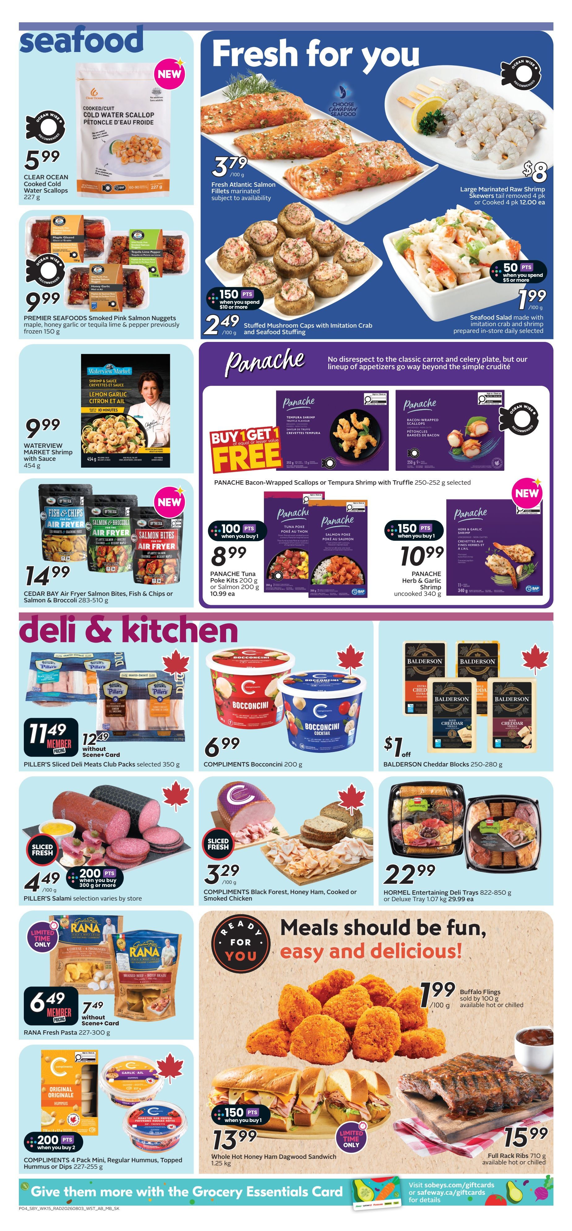 Sobeys/Safeway (SK & MB) Flyer August 6 to 12