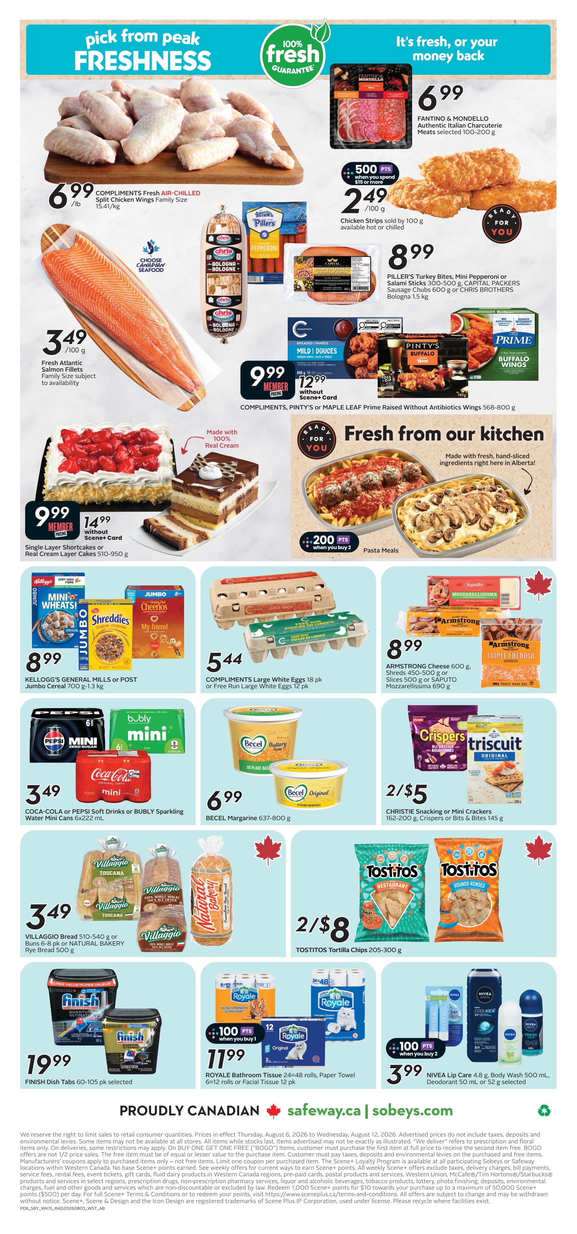 Sobeys/Safeway (AB) Flyer August 6 to 12