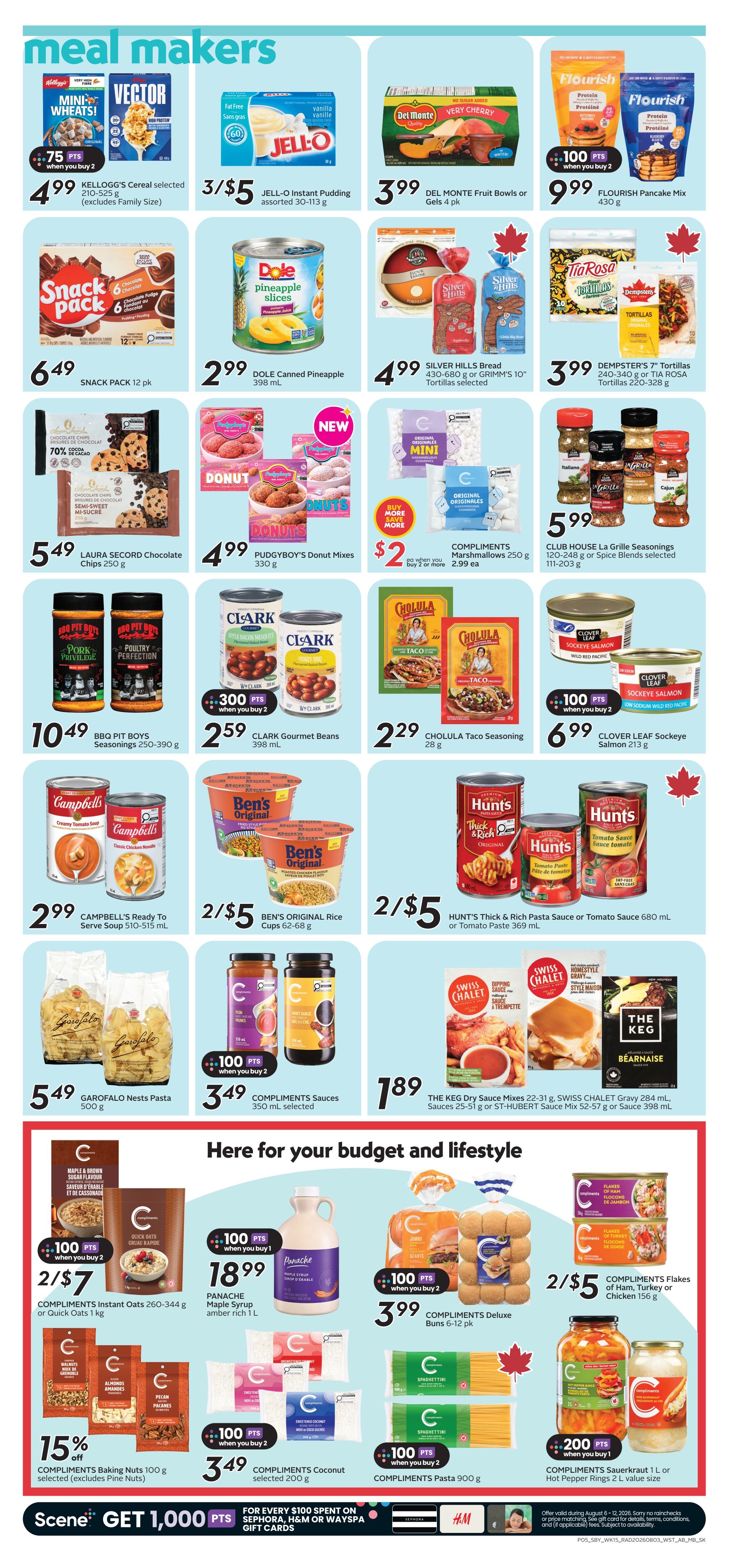 Sobeys/Safeway (AB) Flyer August 6 to 12