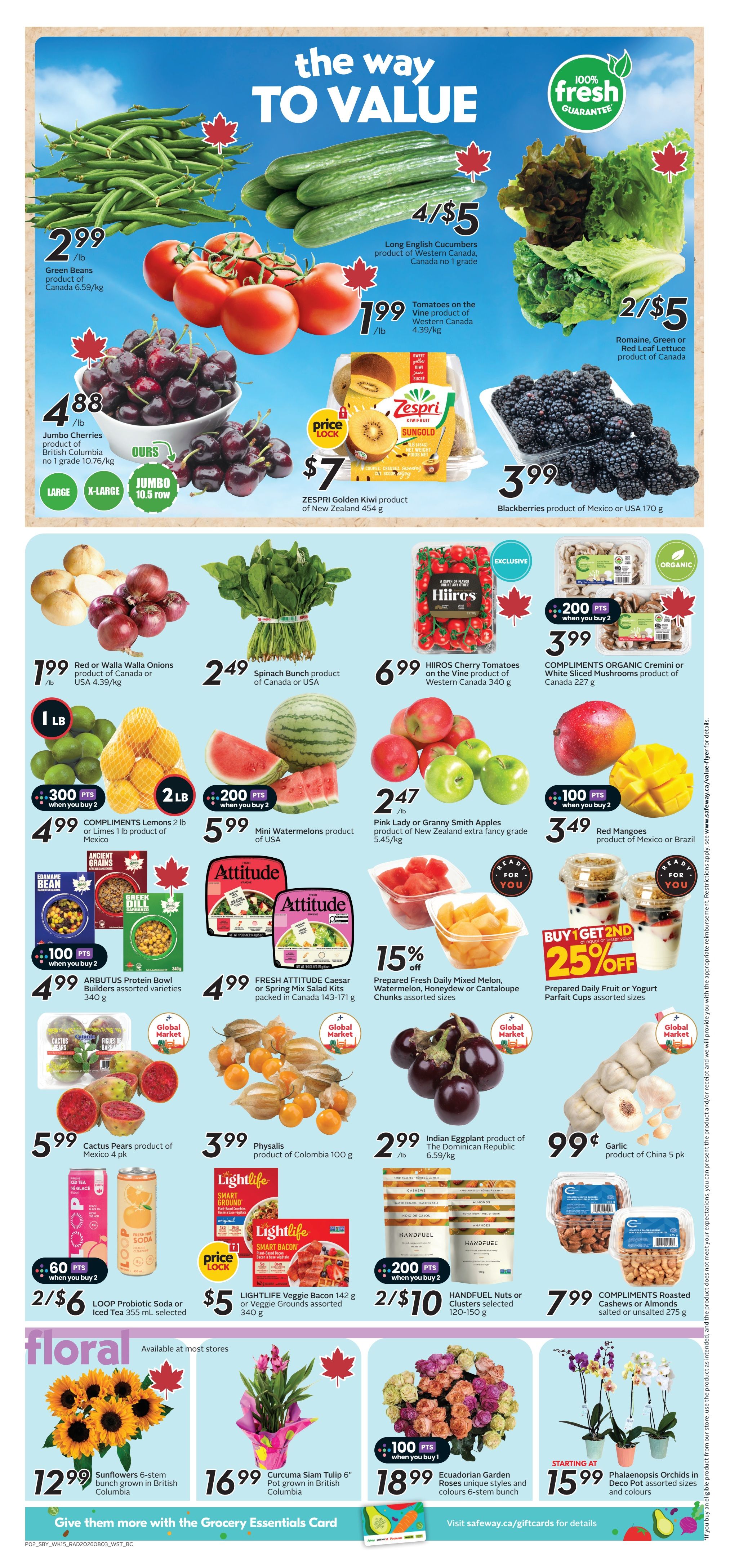Safeway (BC) Flyer August 6 to 12