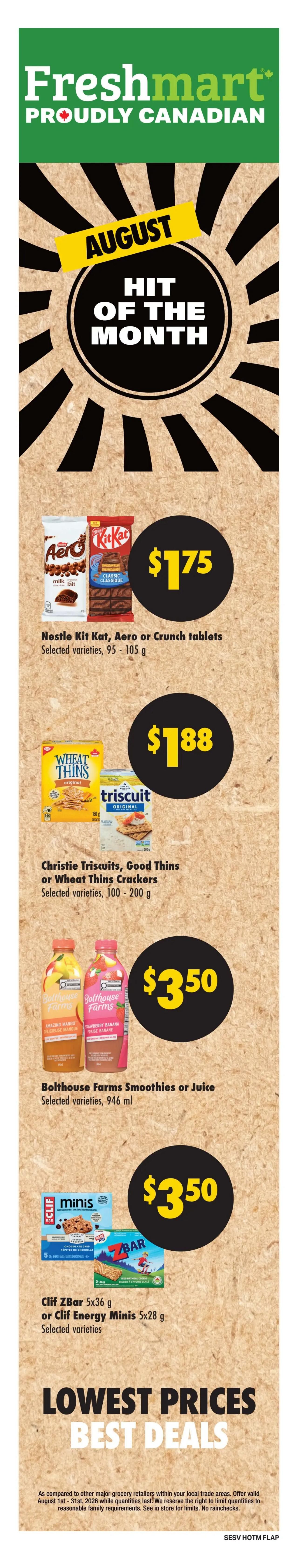 Shop Easy & SuperValu Flyer August 6 to 12