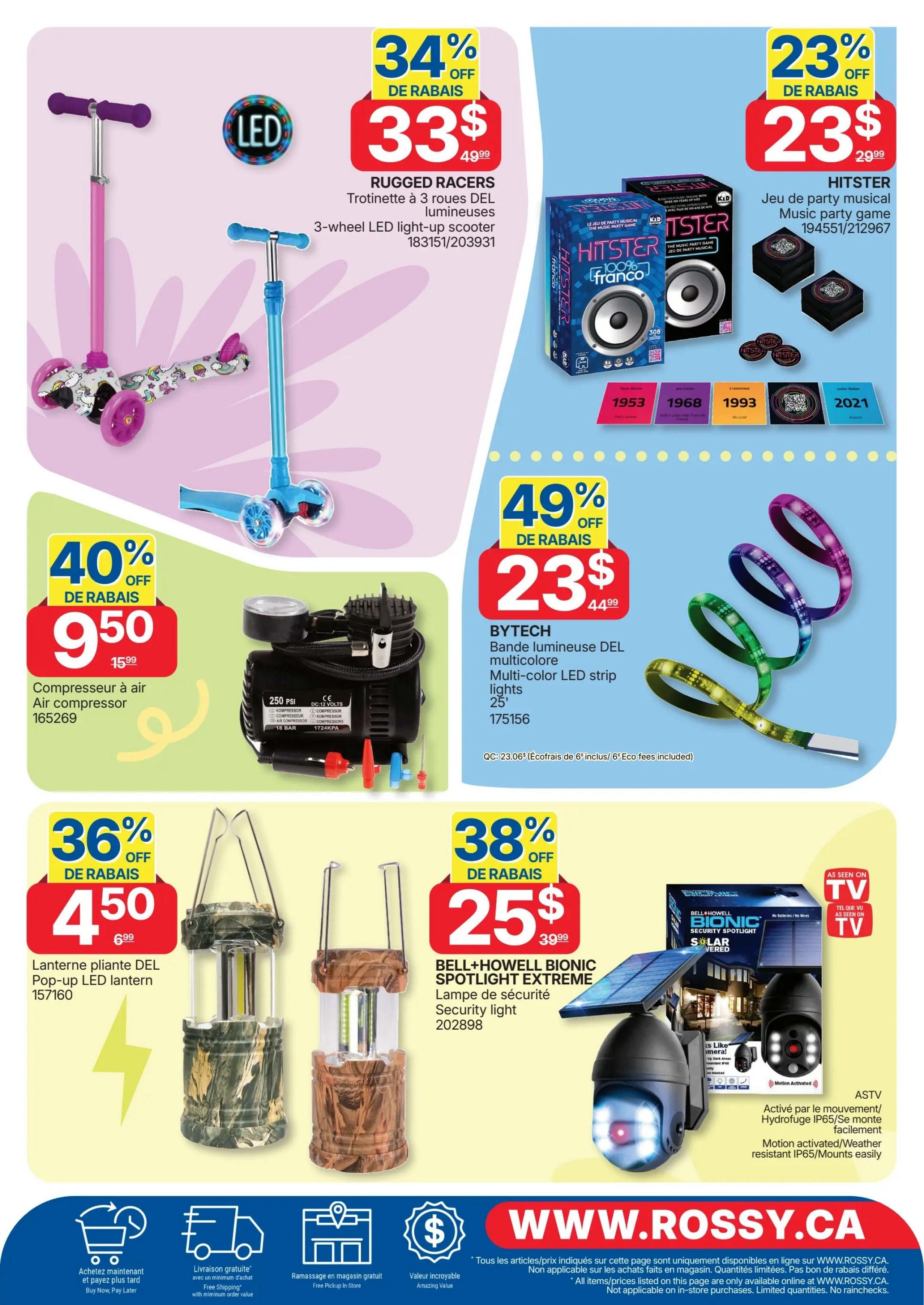 Rossy Flyer August 6 to 12
