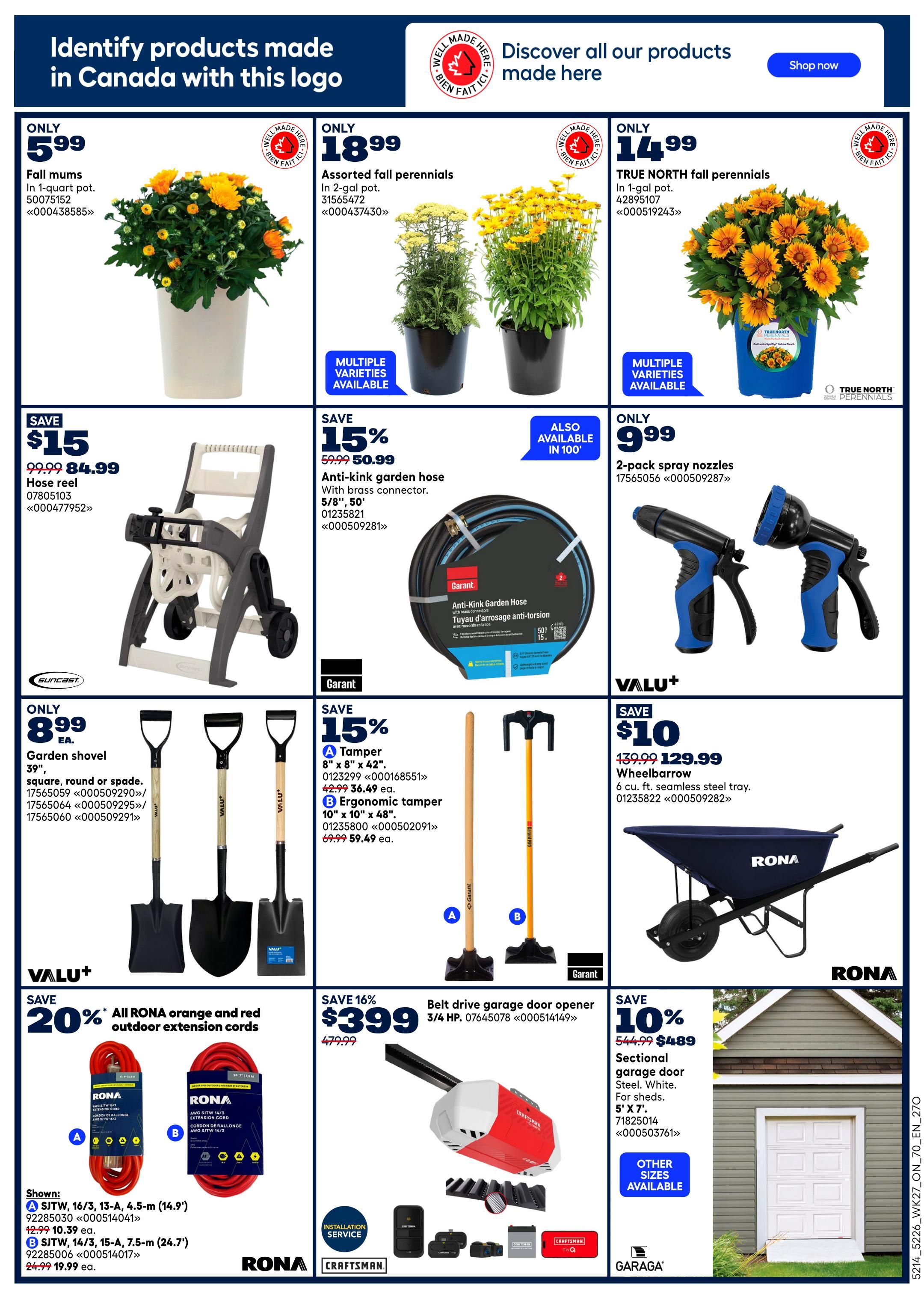 Rona & Rona+ (ON) Flyer August 6 to 12