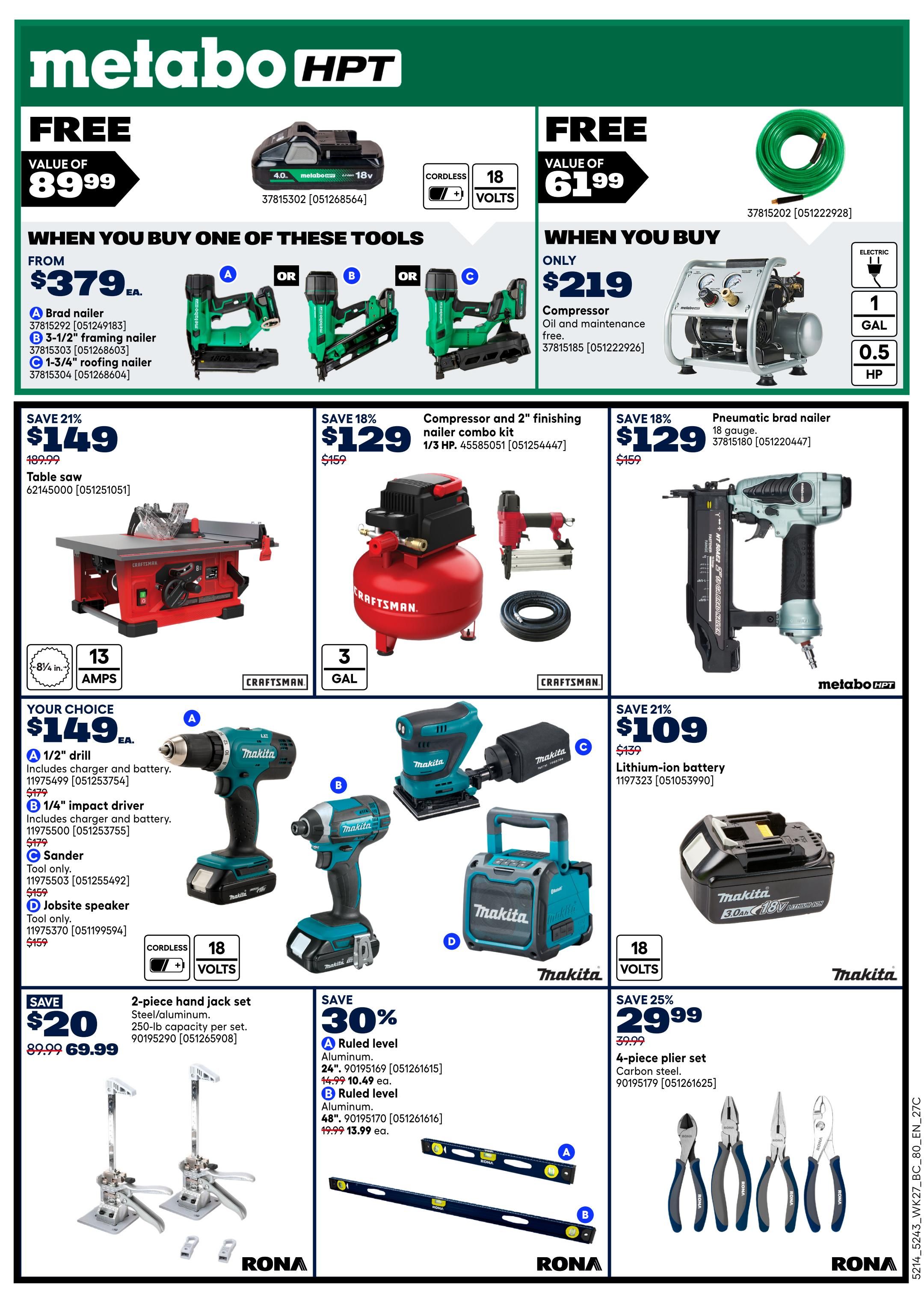 Rona & Rona+ (BC) Flyer August 6 to 12