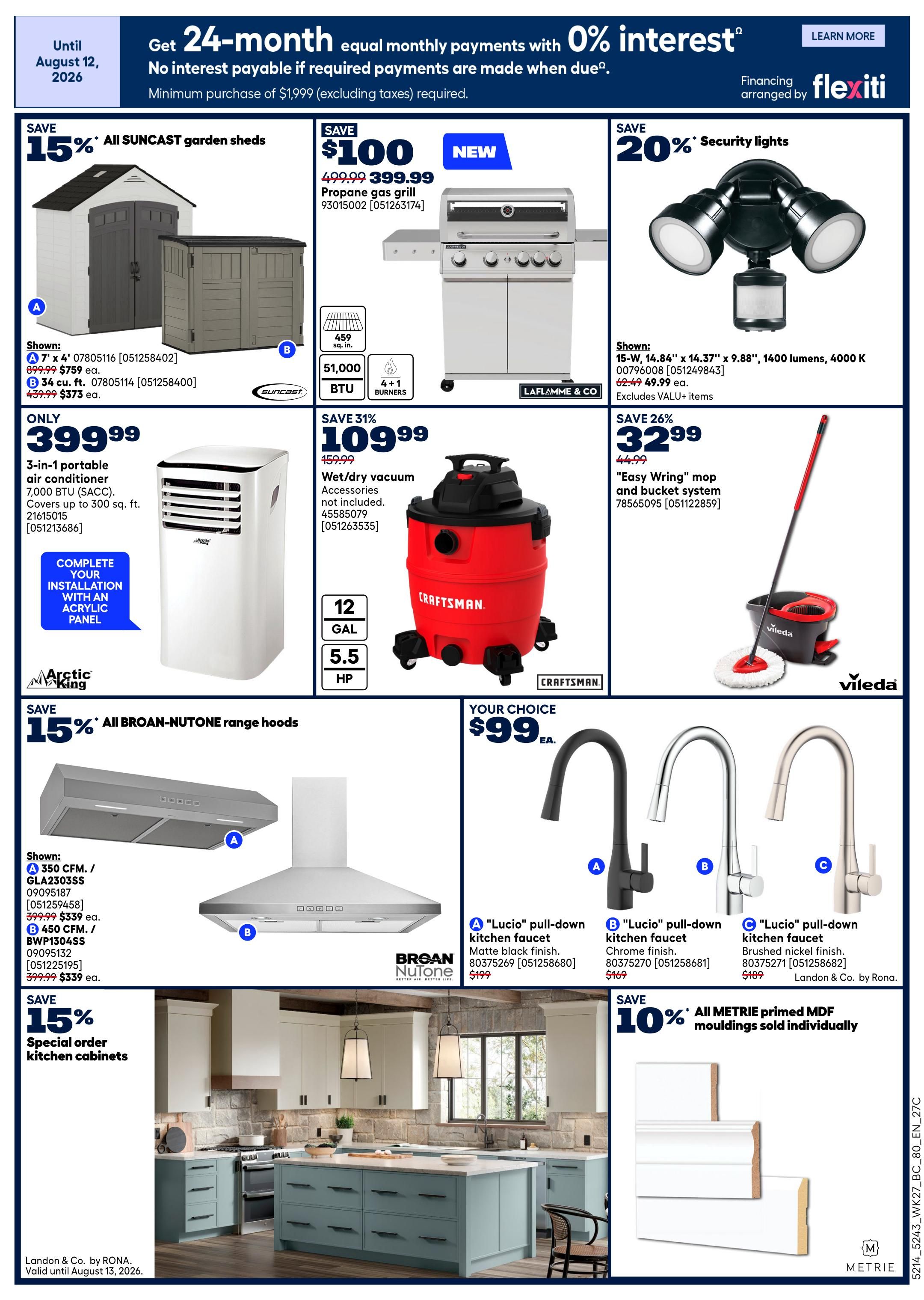 Rona & Rona+ (BC) Flyer August 6 to 12