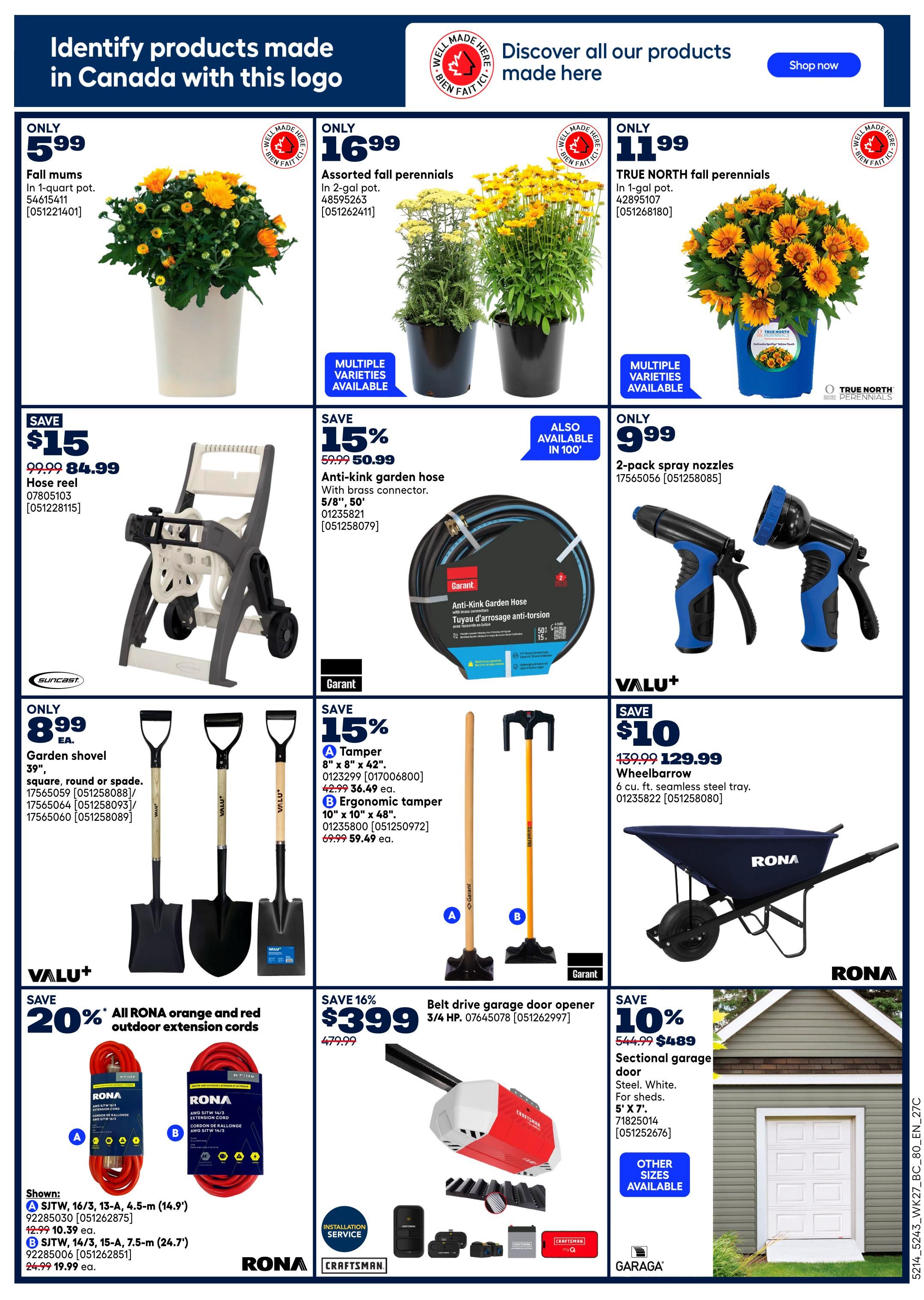 Rona & Rona+ (BC) Flyer August 6 to 12