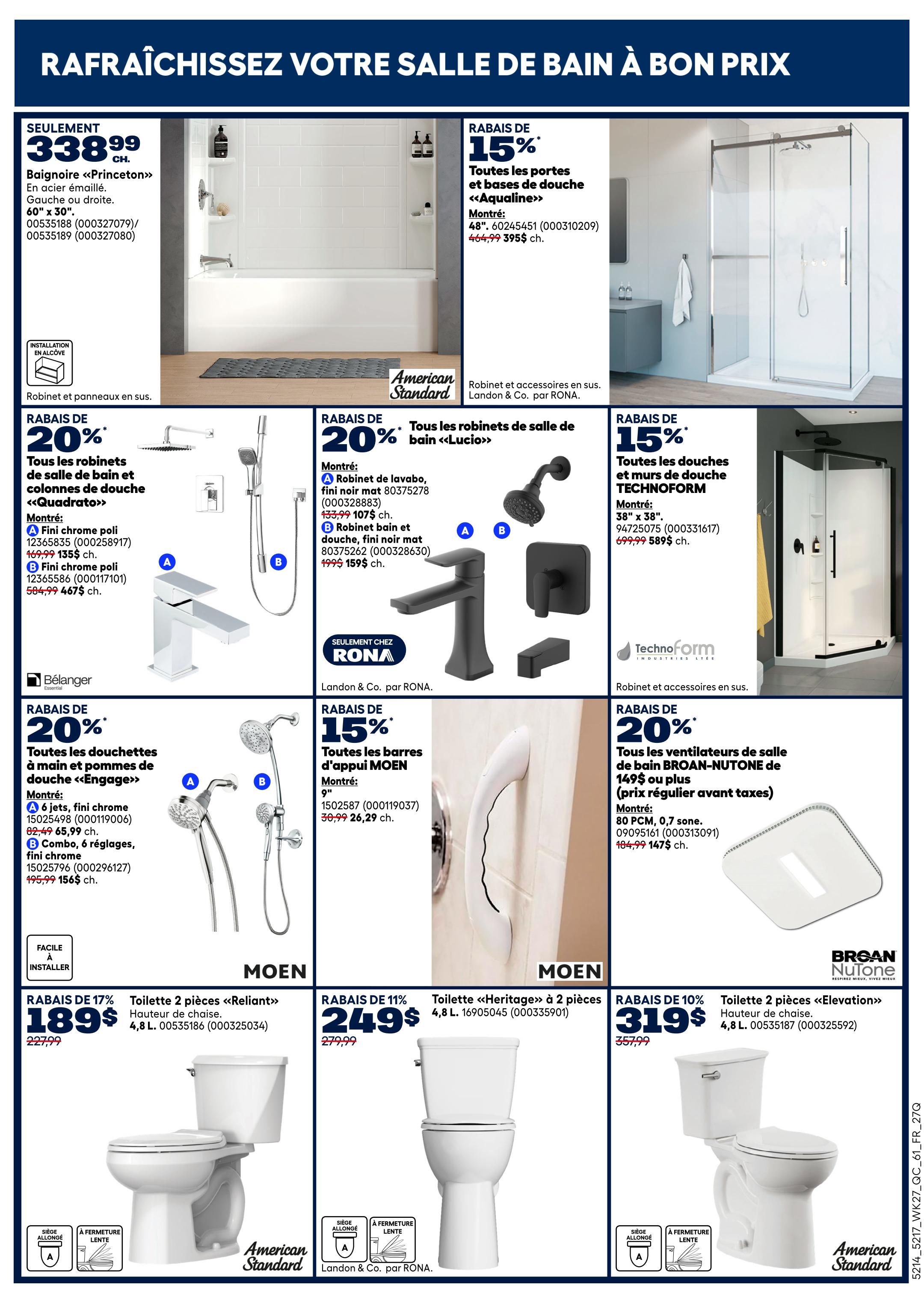Rona & Rona+ (QC) Flyer August 6 to 12