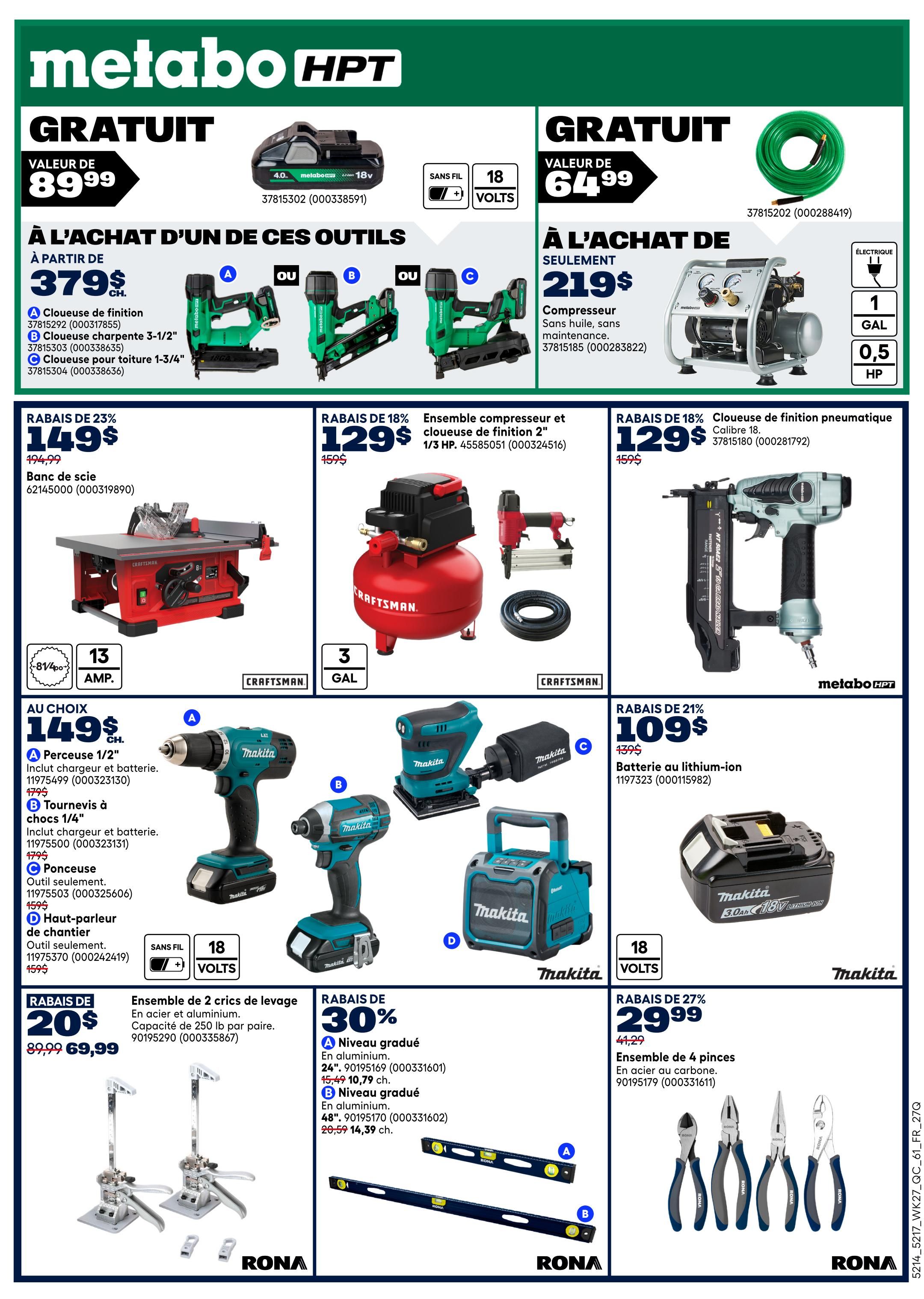 Rona & Rona+ (QC) Flyer August 6 to 12