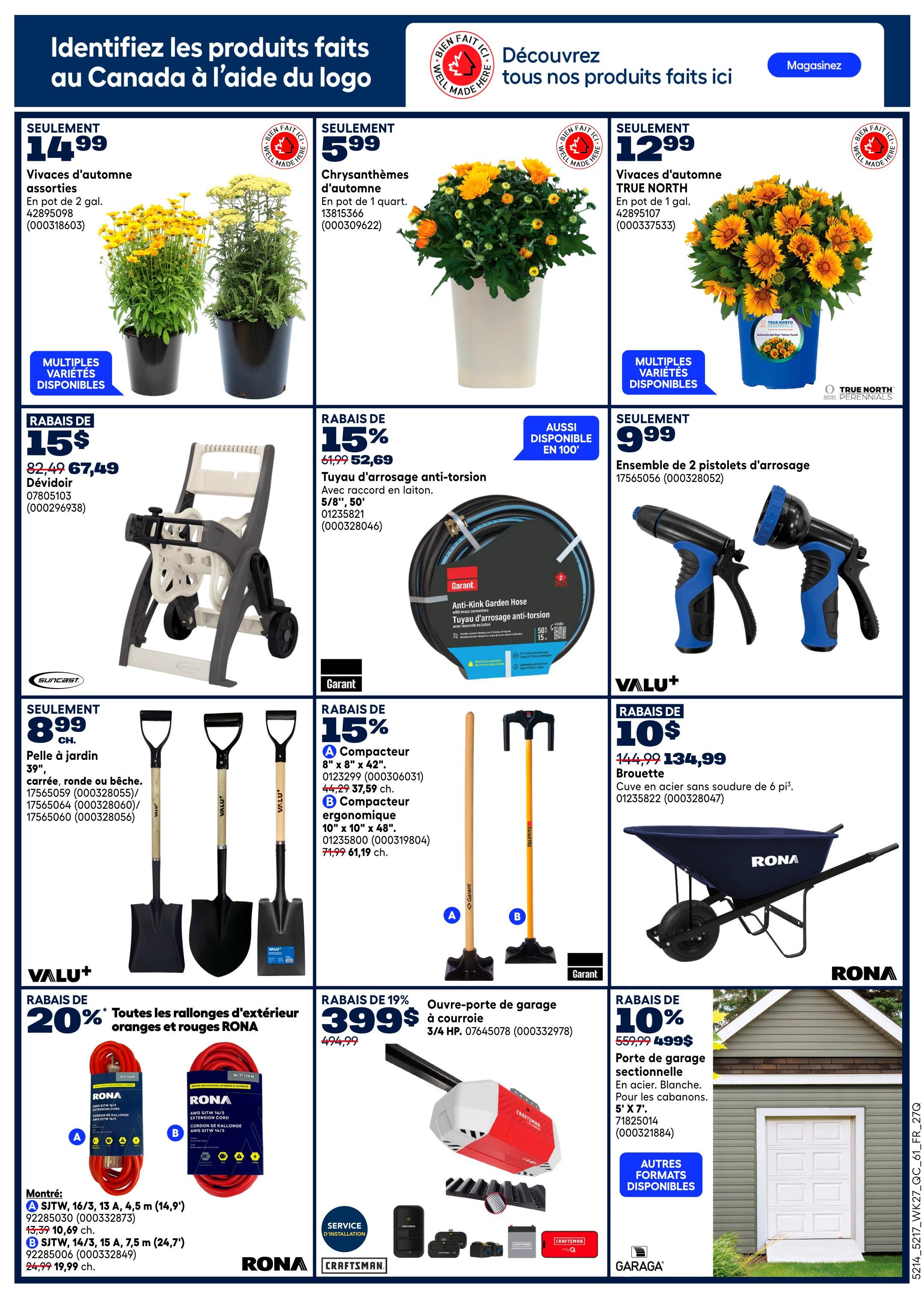 Rona & Rona+ (QC) Flyer August 6 to 12