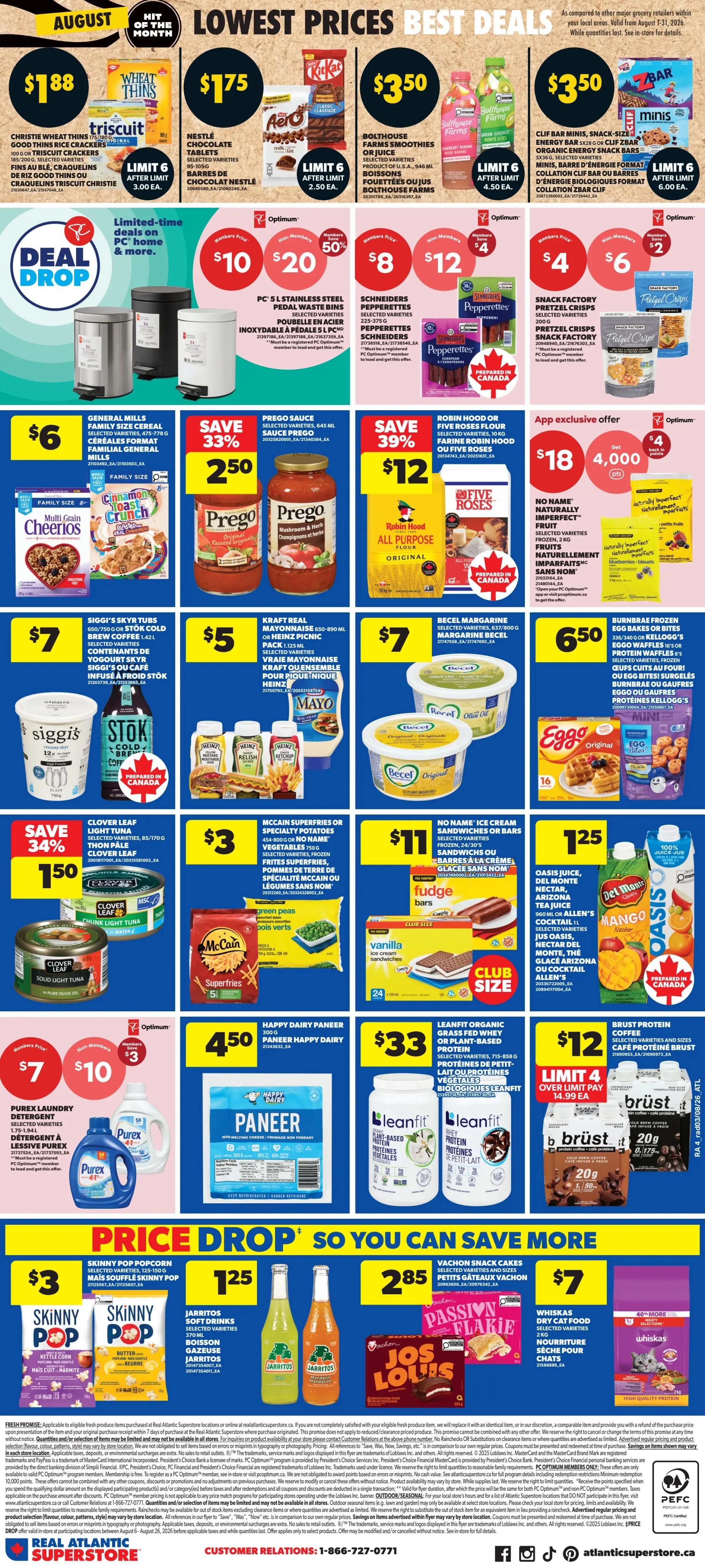 Real Atlantic Superstore Flyer August 6 to 12