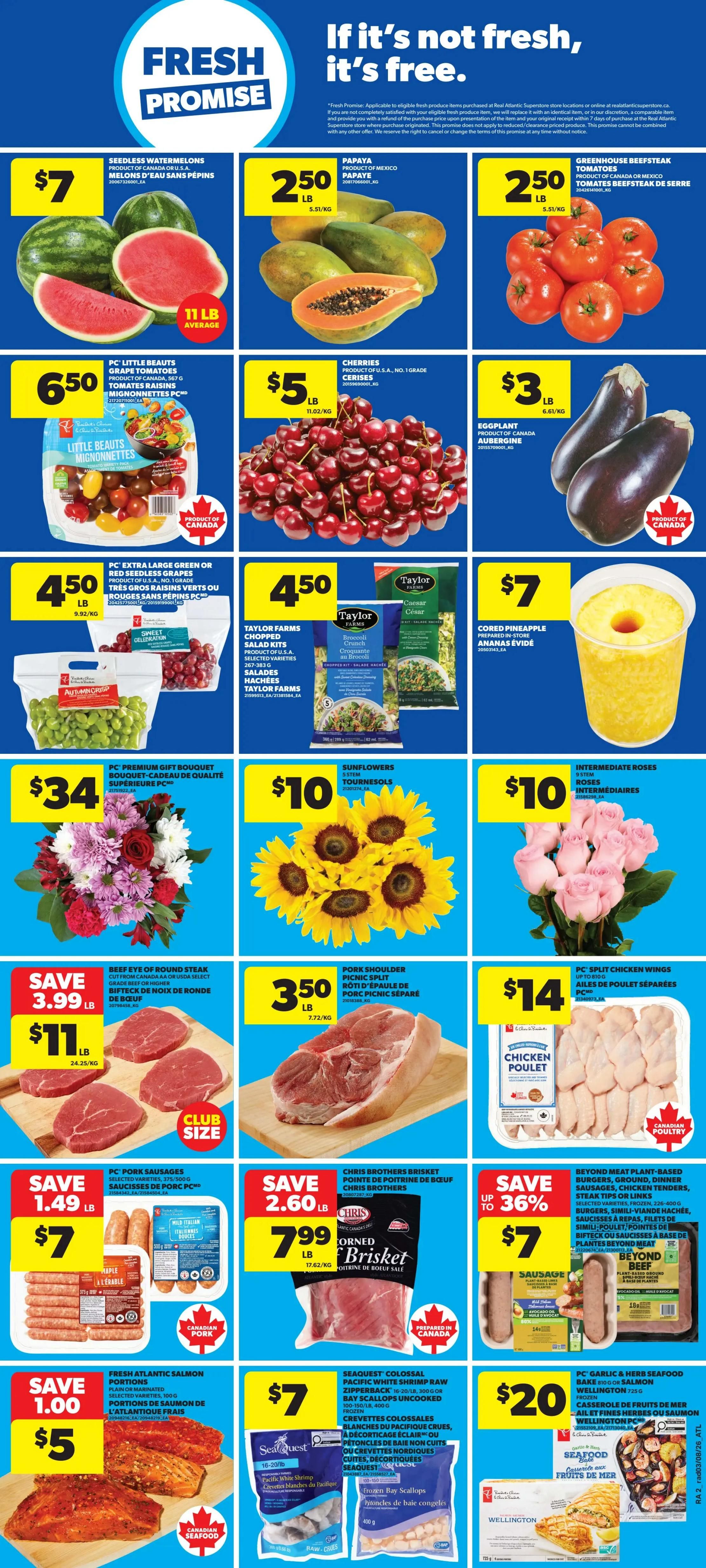 Real Atlantic Superstore Flyer August 6 to 12